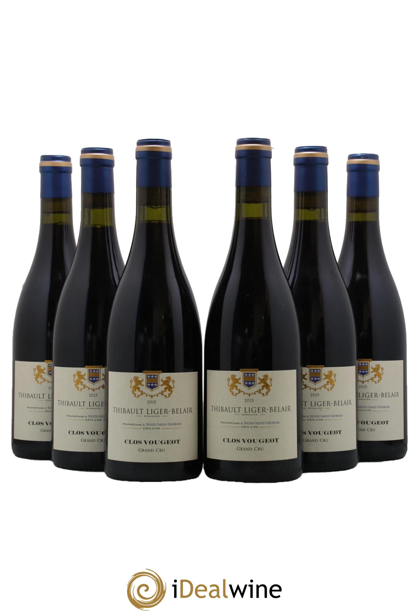 Clos de Vougeot Grand Cru Thibault Liger-Belair 2015 - Lot de 6 bouteilles - 0