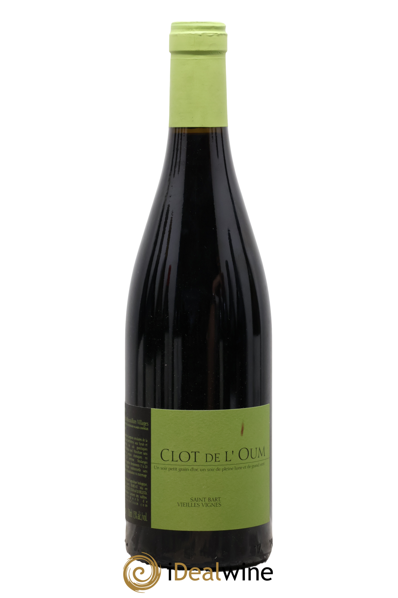 Côtes du Roussillon Village Saint Bart Vieilles vignes Clot de l'Oum 2009 - Lot of 1 bottle - 0