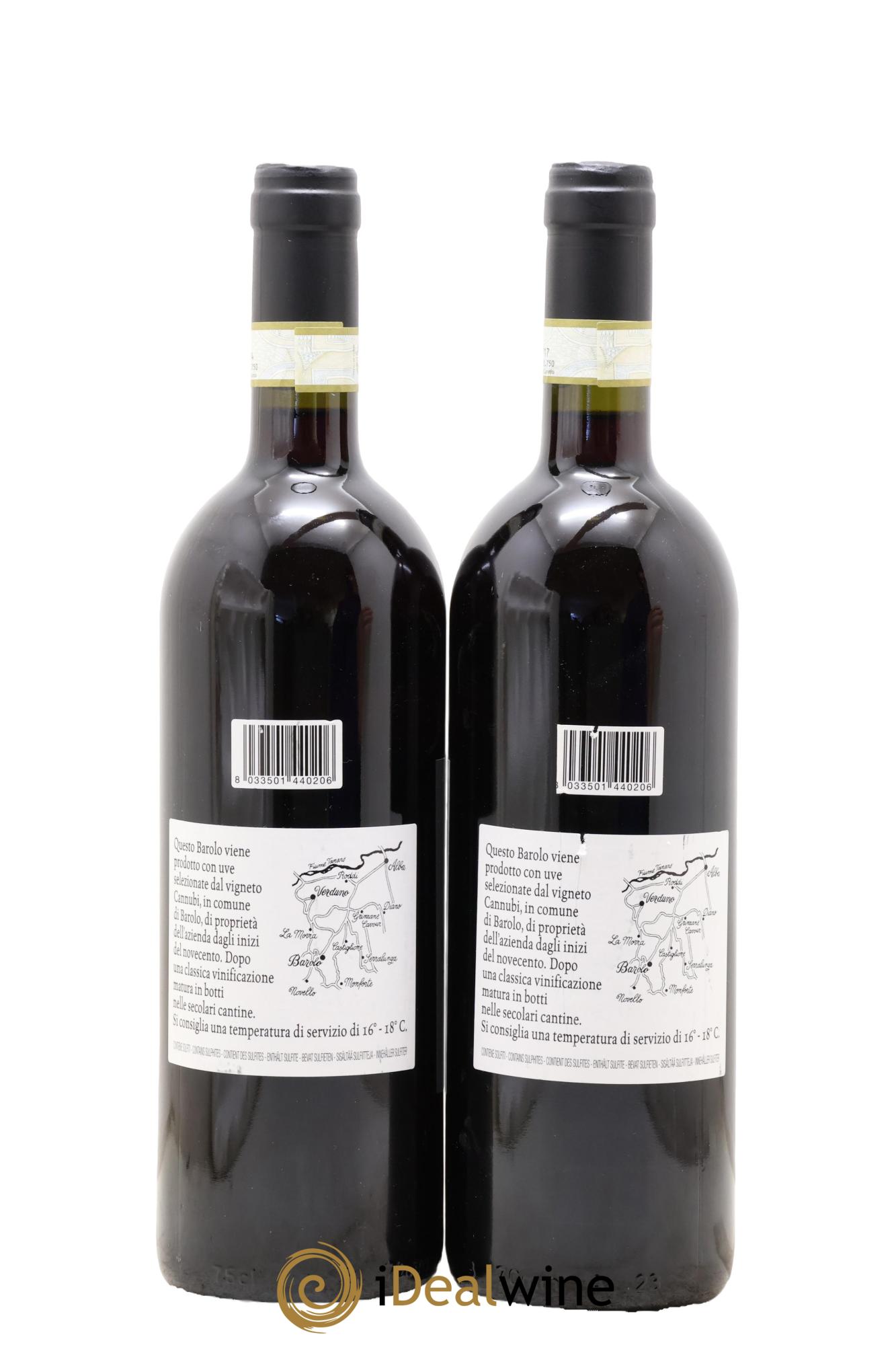 Barolo DOCG Cannubi Comm. Giovan Battista Burlotto 2020 - Lot de 2 bouteilles - 1