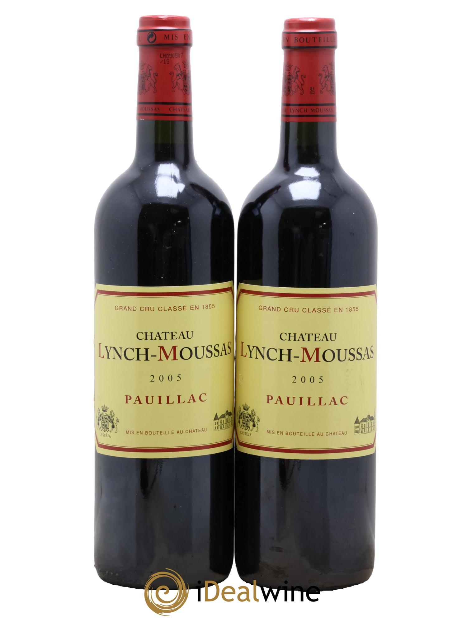 Château Lynch Moussas 5ème Grand Cru Classé 2005 - Lotto di 2 bottiglie - 0