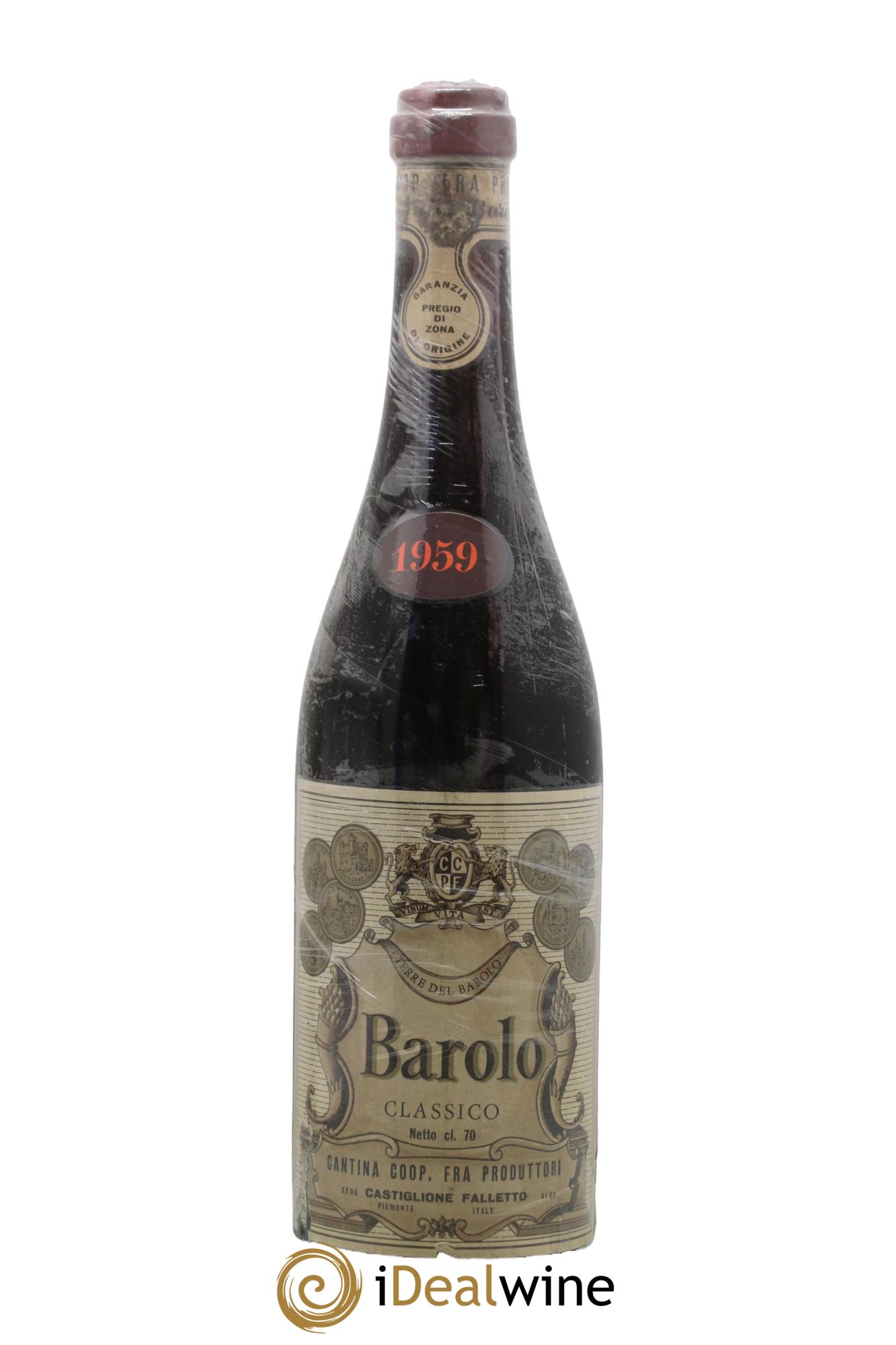 Barolo DOCG Classico Castiglione Falletto 1959 - Lotto di 1 bottiglia - 0
