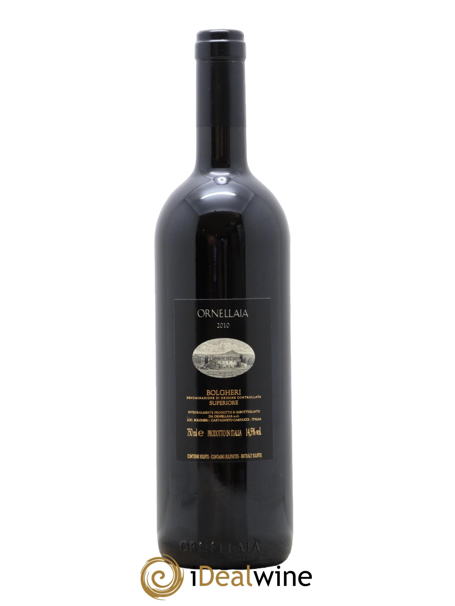 Bolgheri DOC Superiore Ornellaia Tenuta Dell'Ornellaia - Frescobaldi 2010 - Lot de 1 bouteille - 1