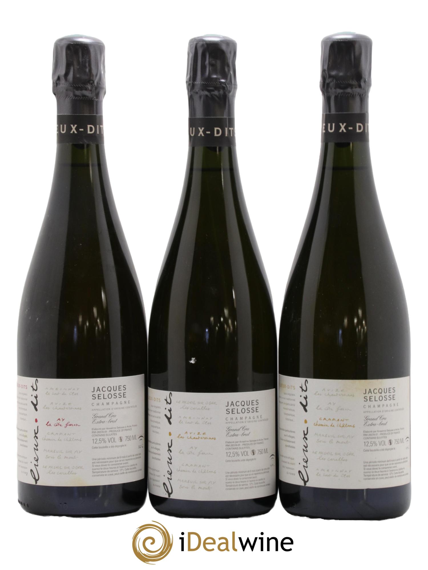 Caisse Collection Lieux-dits Jacques Selosse - Lot of 6 bottles - 2