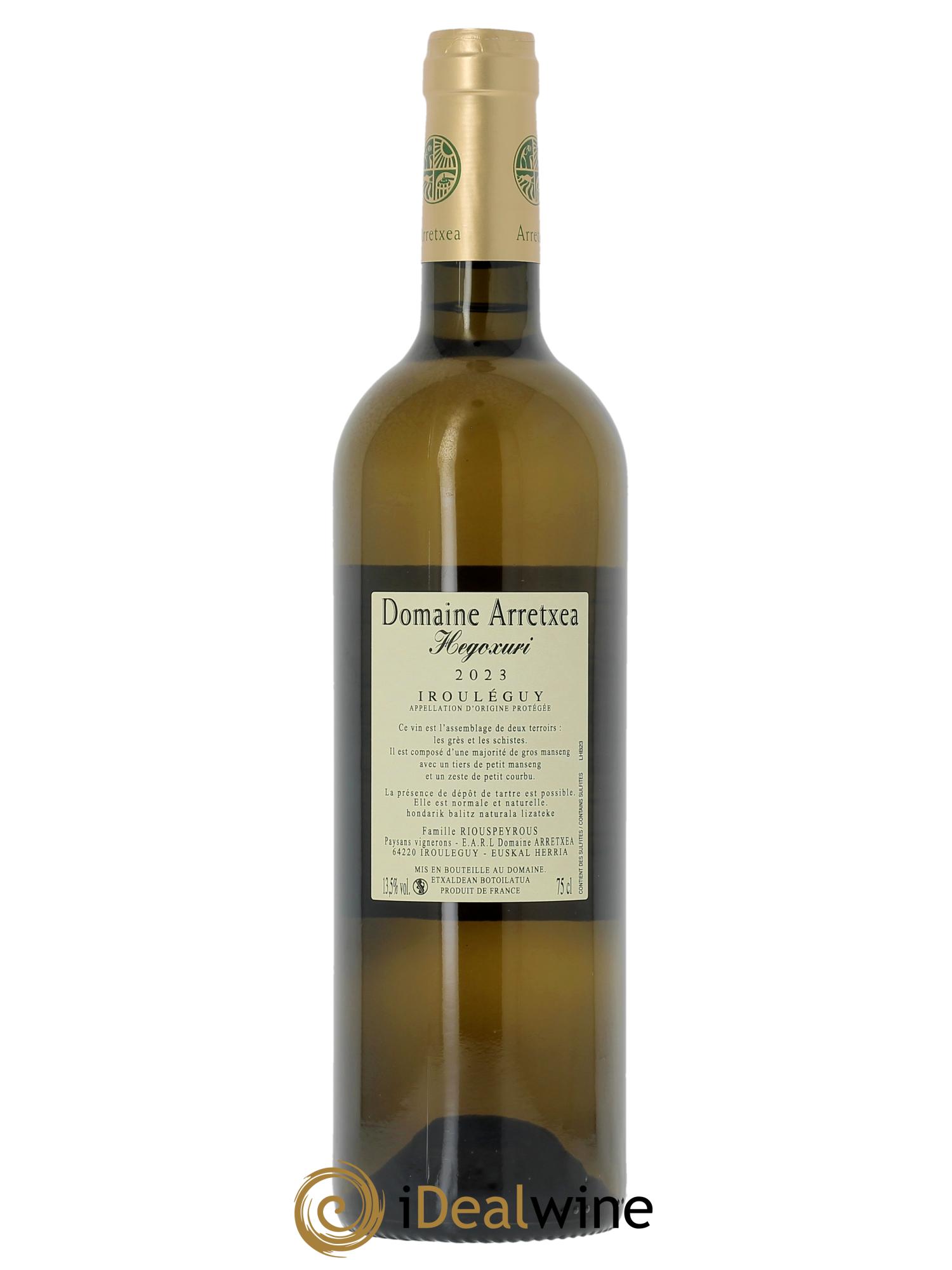Irouléguy Hegoxuri Arretxea (Domaine)  2023 - Lot de 1 bouteille - 1