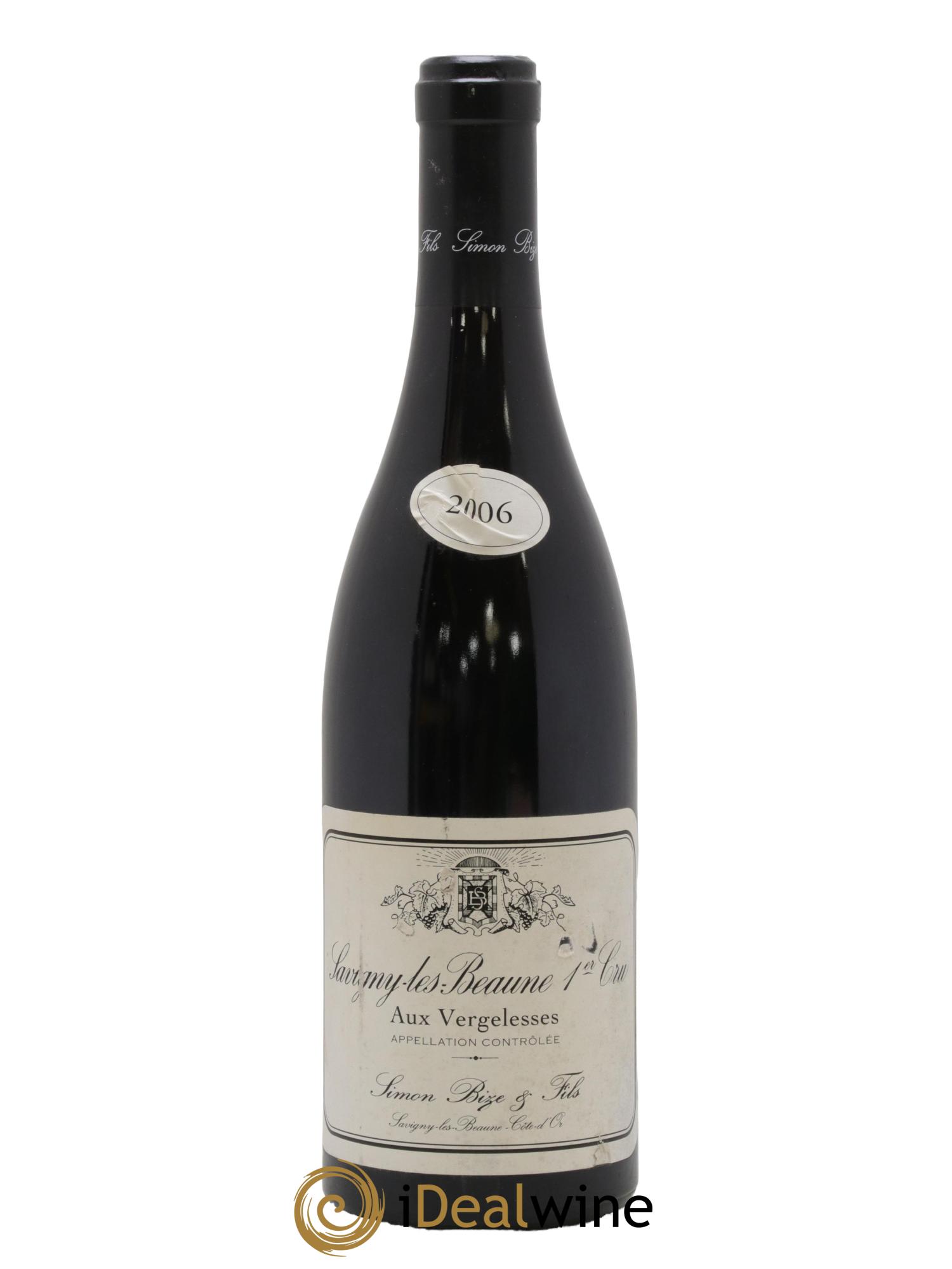 Savigny-lès-Beaune 1er Cru Aux Vergelesses Simon Bize & Fils 2006 - Lot de 1 bouteille - 0