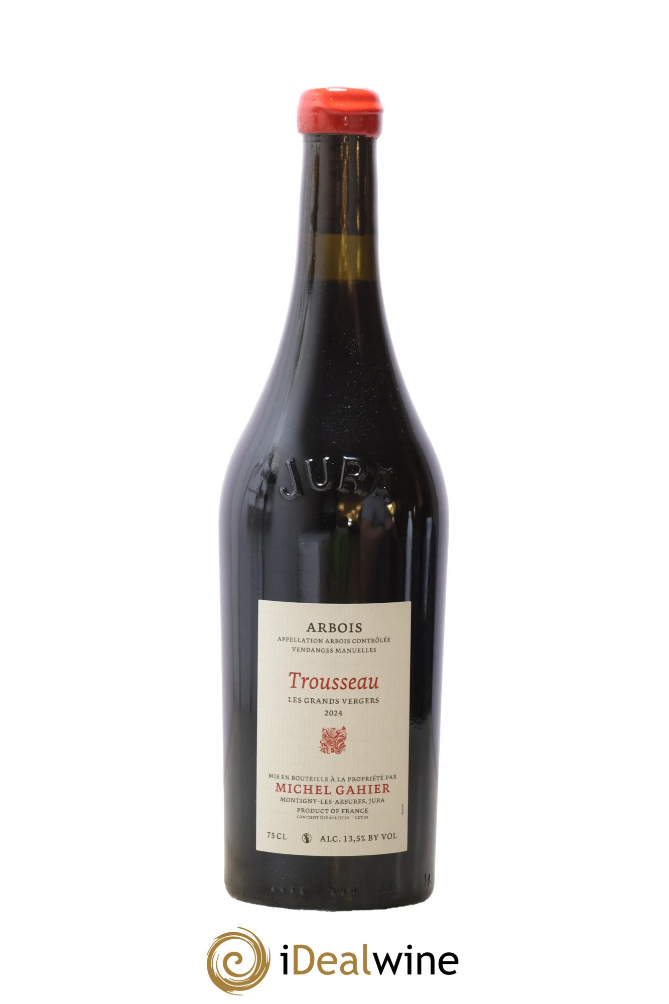 Arbois Trousseau Les Grands Vergers Michel Gahier 2024 - Lot de 1 bouteille - 0