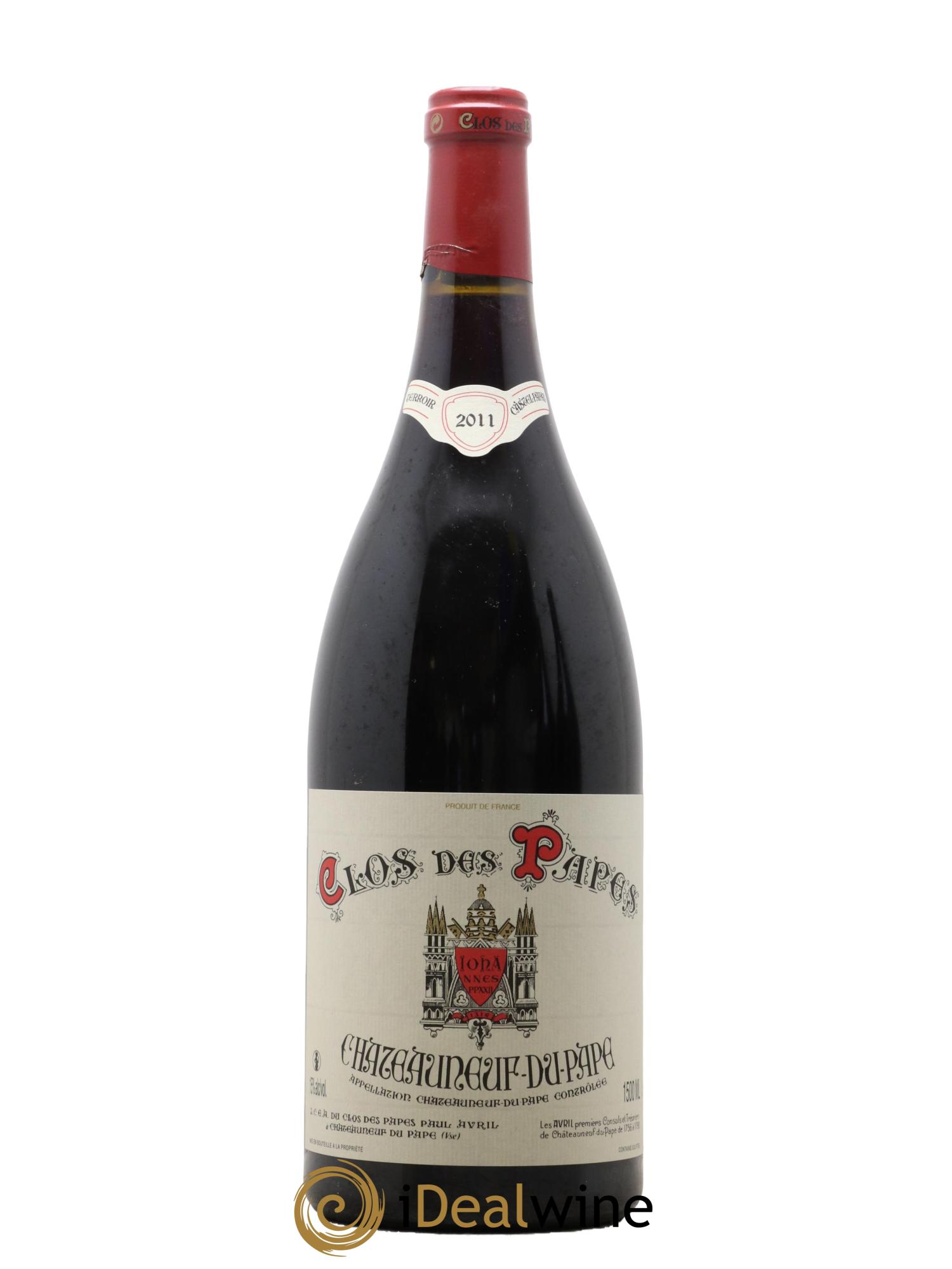 Châteauneuf-du-Pape Clos des Papes - Paul Avril 2011 - Lot de 1 magnum - 0
