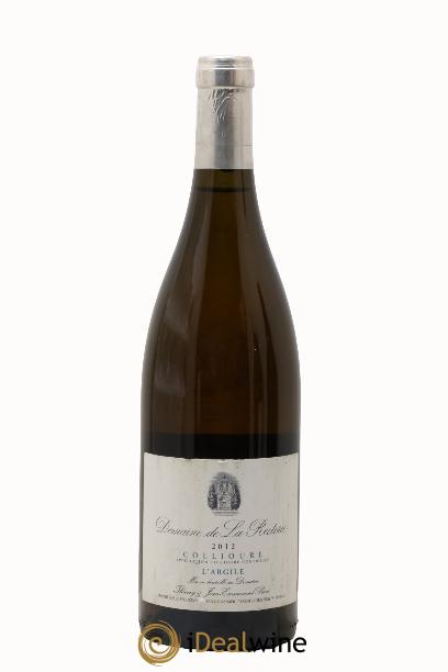 Collioure La Rectorie (Domaine de) L'Argile Thierry et Jean Emmanuel Parcé 2012 - Lot of 1 bottle - 0