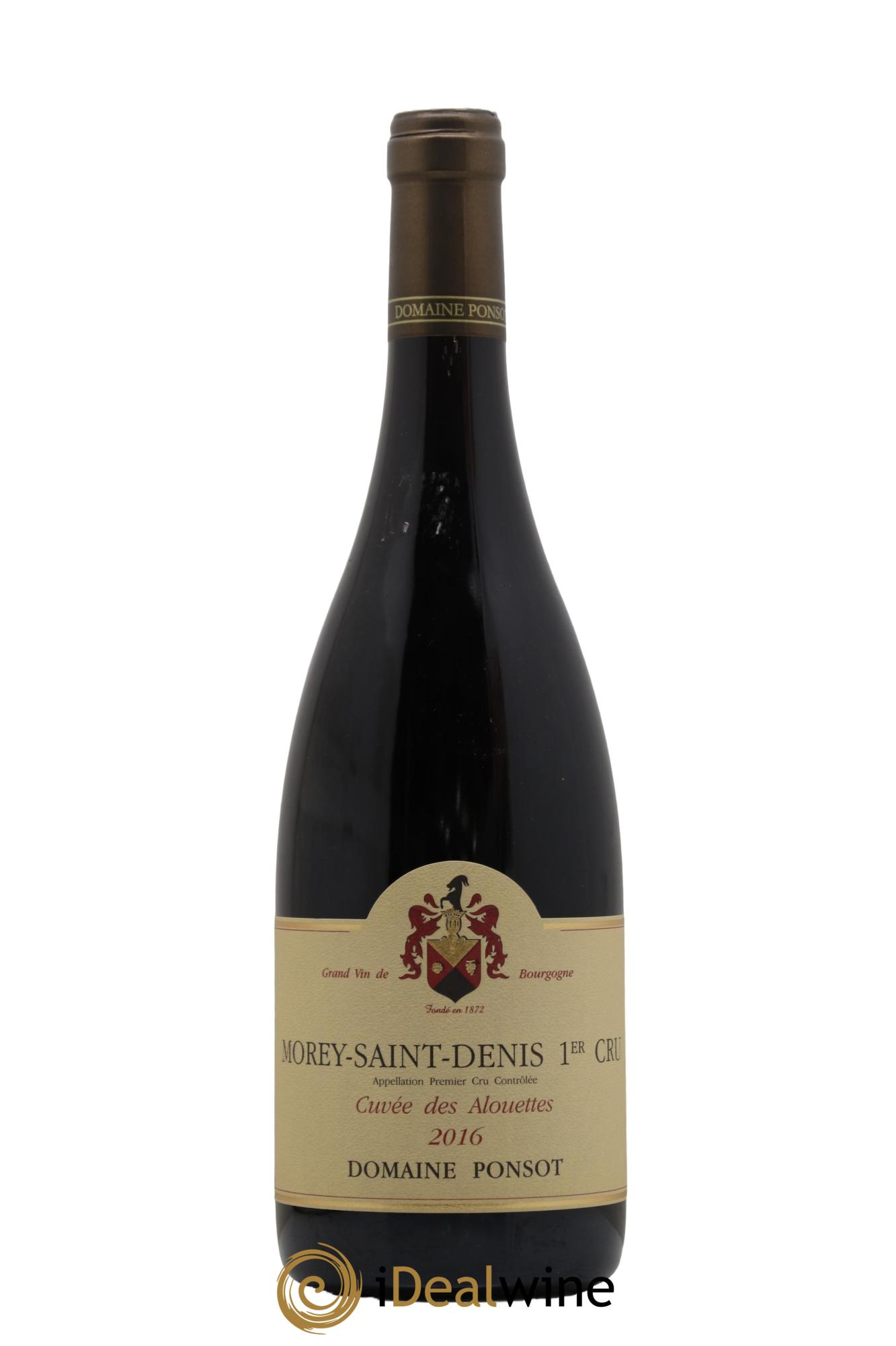Morey-Saint-Denis 1er Cru Cuvée des Alouettes Ponsot (Domaine) 2016 - Lot de 1 bouteille - 0