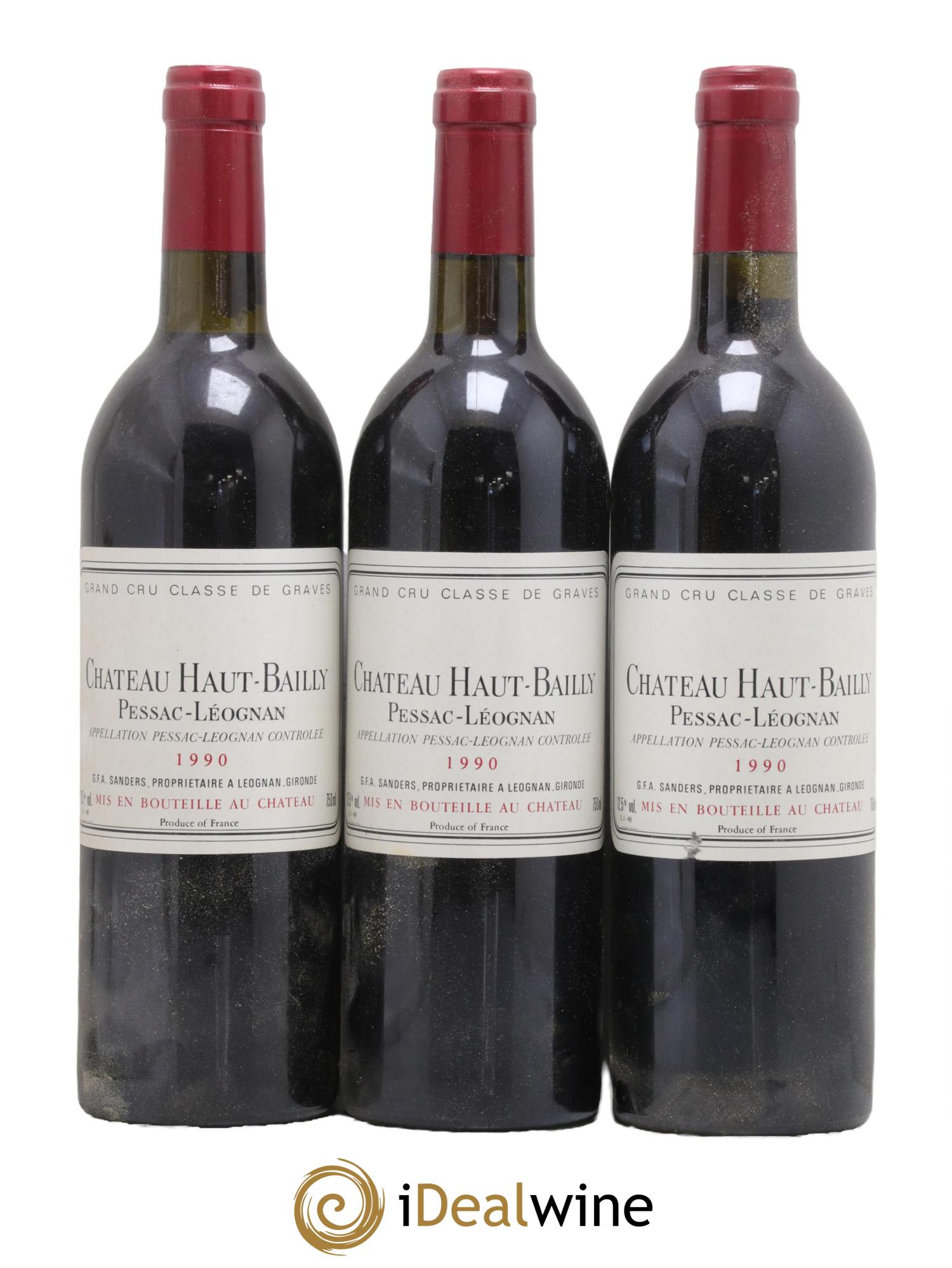 Château Haut-Bailly Cru Classé de Graves 1990 - Lotto di 6 bottiglie - 2