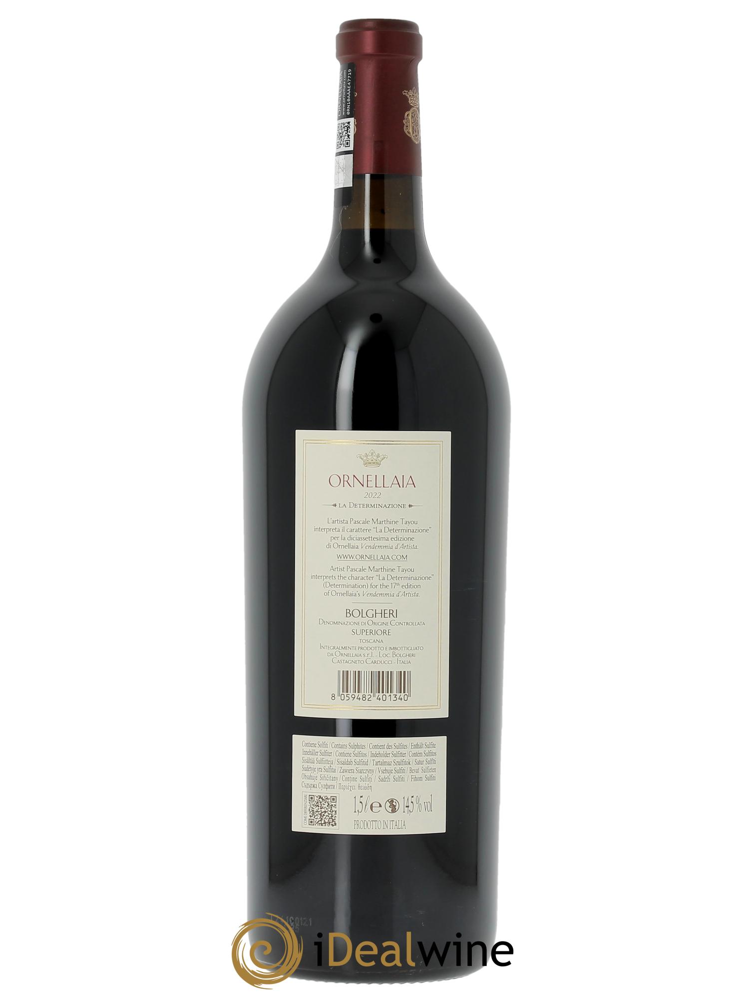 Bolgheri DOC Superiore Ornellaia Tenuta Dell'Ornellaia - Frescobaldi  2022 - Lot of 1 magnum - 2