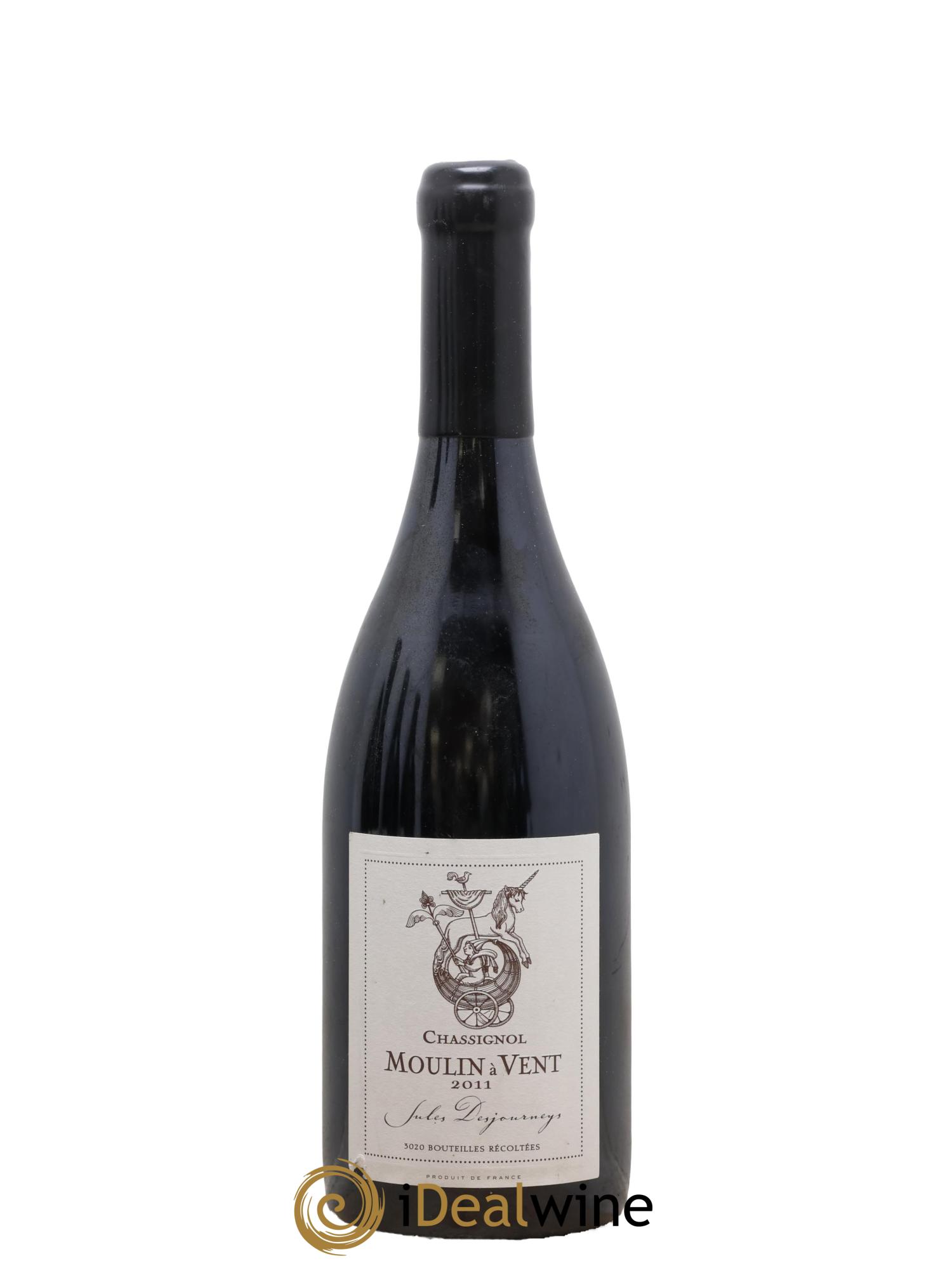 Moulin à Vent Chassignol Jules Desjourneys 2011 - Posten von 1 Flasche - 0
