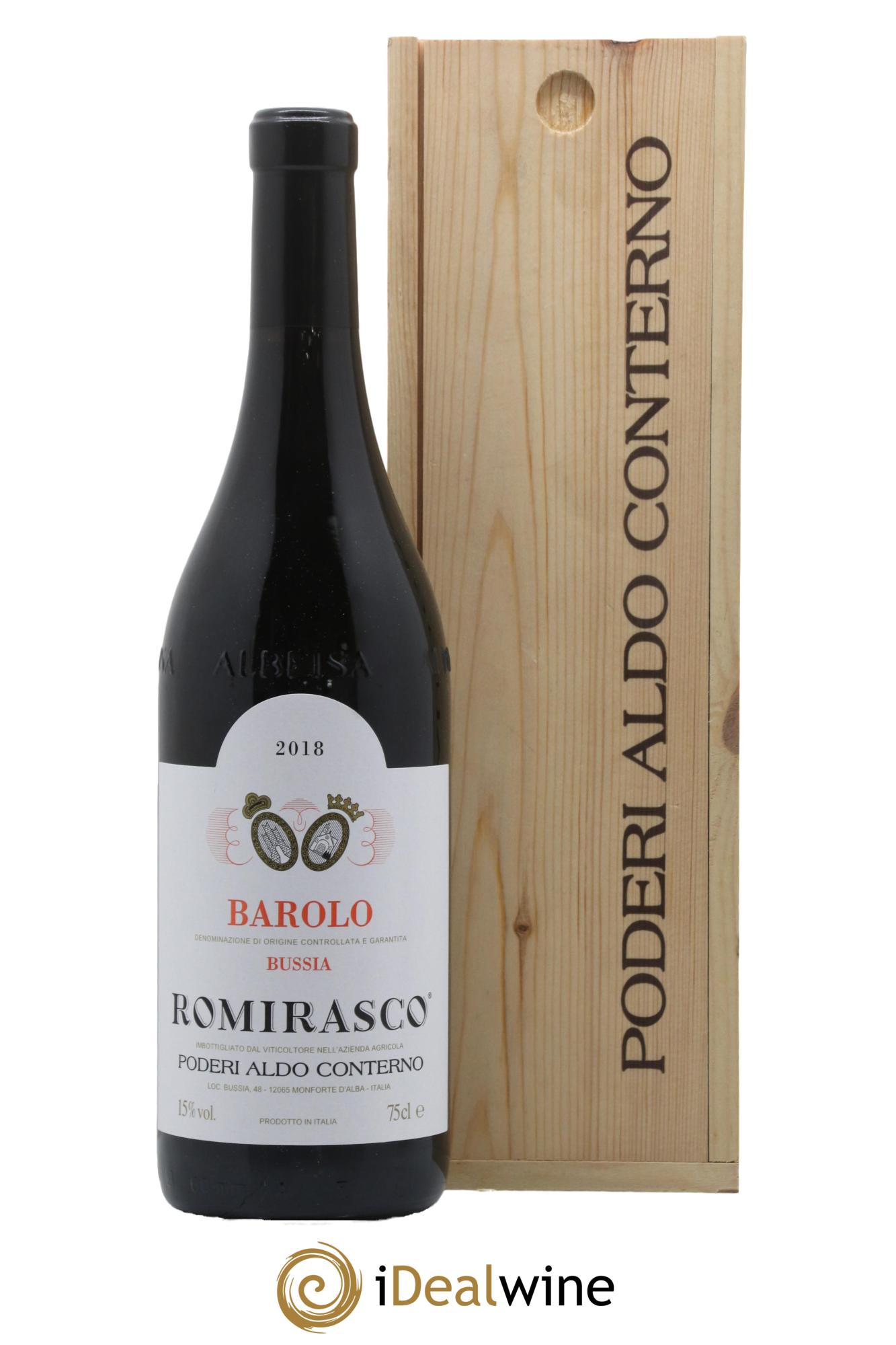 Barolo DOCG Bussia Romirasco Aldo Conterno 2018 - Lot de 1 bouteille - 1