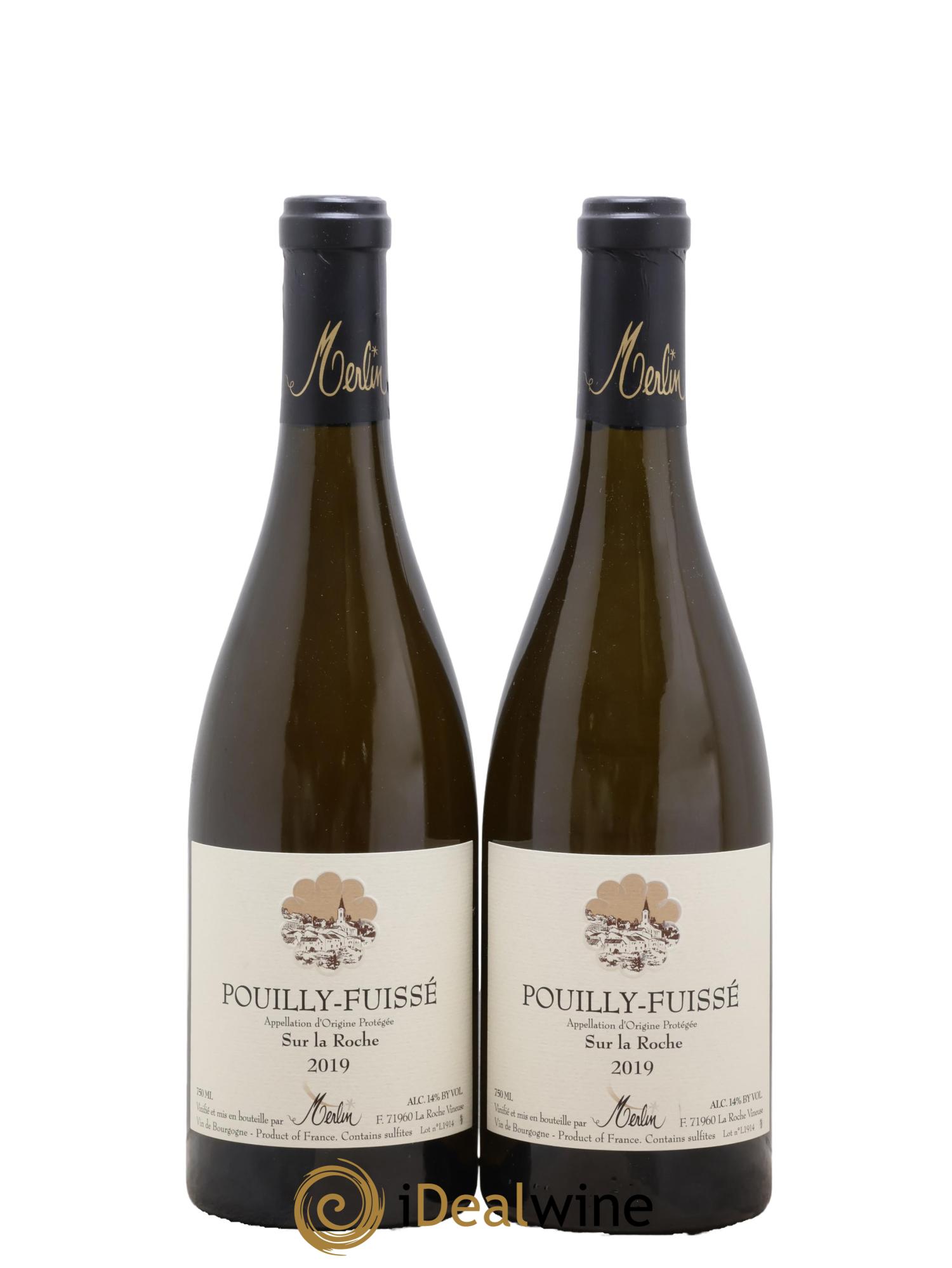 Pouilly-Fuissé Sur la Roche Merlin 2019 - Posten von 2 Flaschen - 0