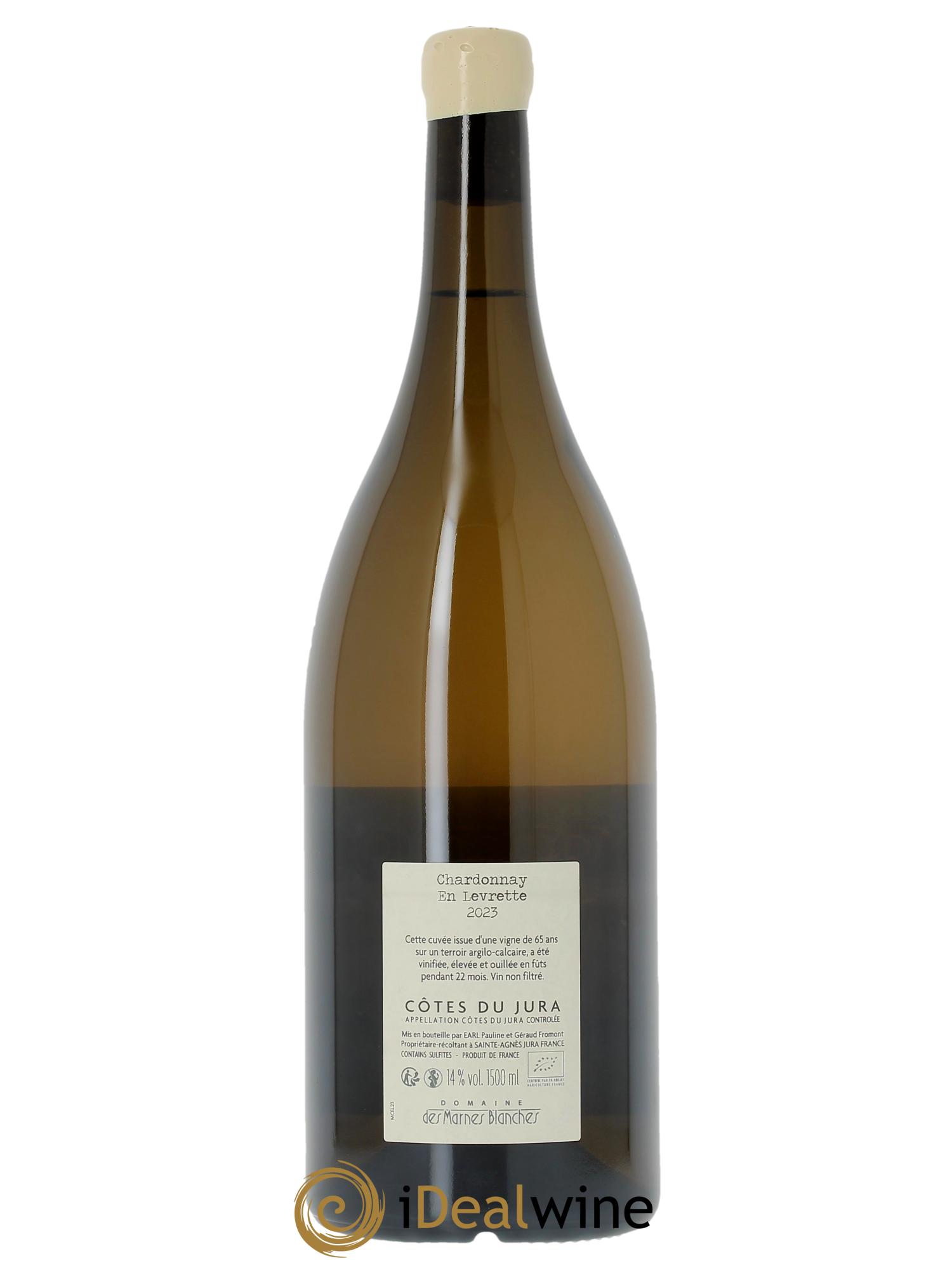 Côtes du Jura En Levrette Marnes Blanches (Domaine des) 2023 - Lotto di 1 magnum - 1