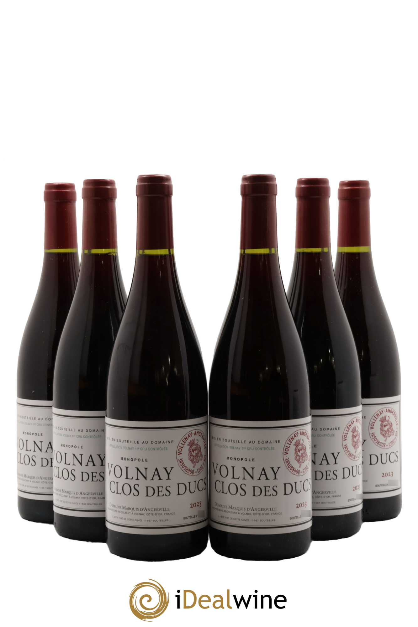 Volnay 1er Cru Clos des Ducs Marquis d'Angerville (Domaine) 2023 - Lot de 6 bouteilles - 0