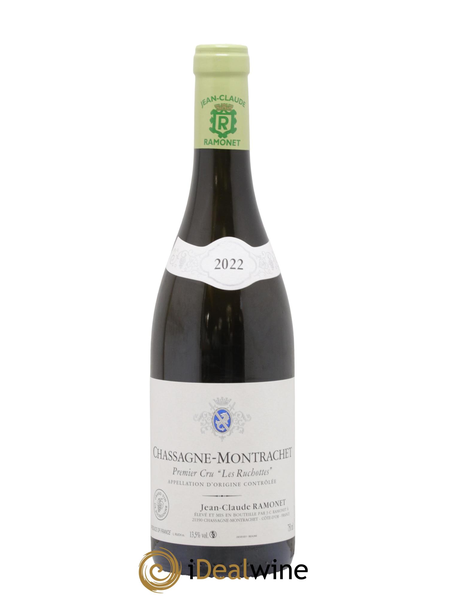 Chassagne-Montrachet 1er Cru Les Ruchottes Ramonet (Domaine) 2022 - Lot de 1 bouteille - 0