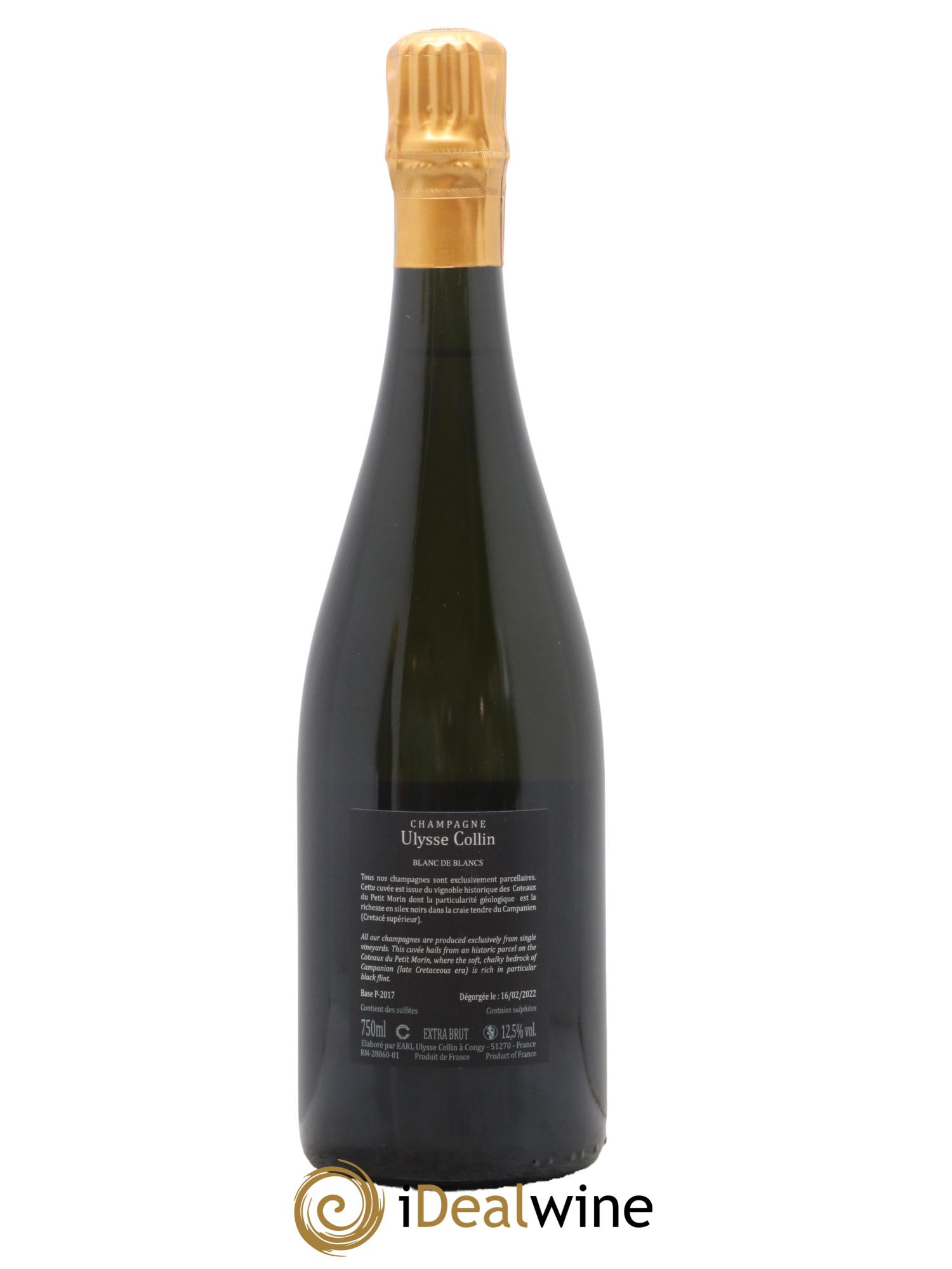 Les Pierrières Blancs de Blancs Extra-Brut Ulysse Collin  - Lot de 1 bouteille - 1