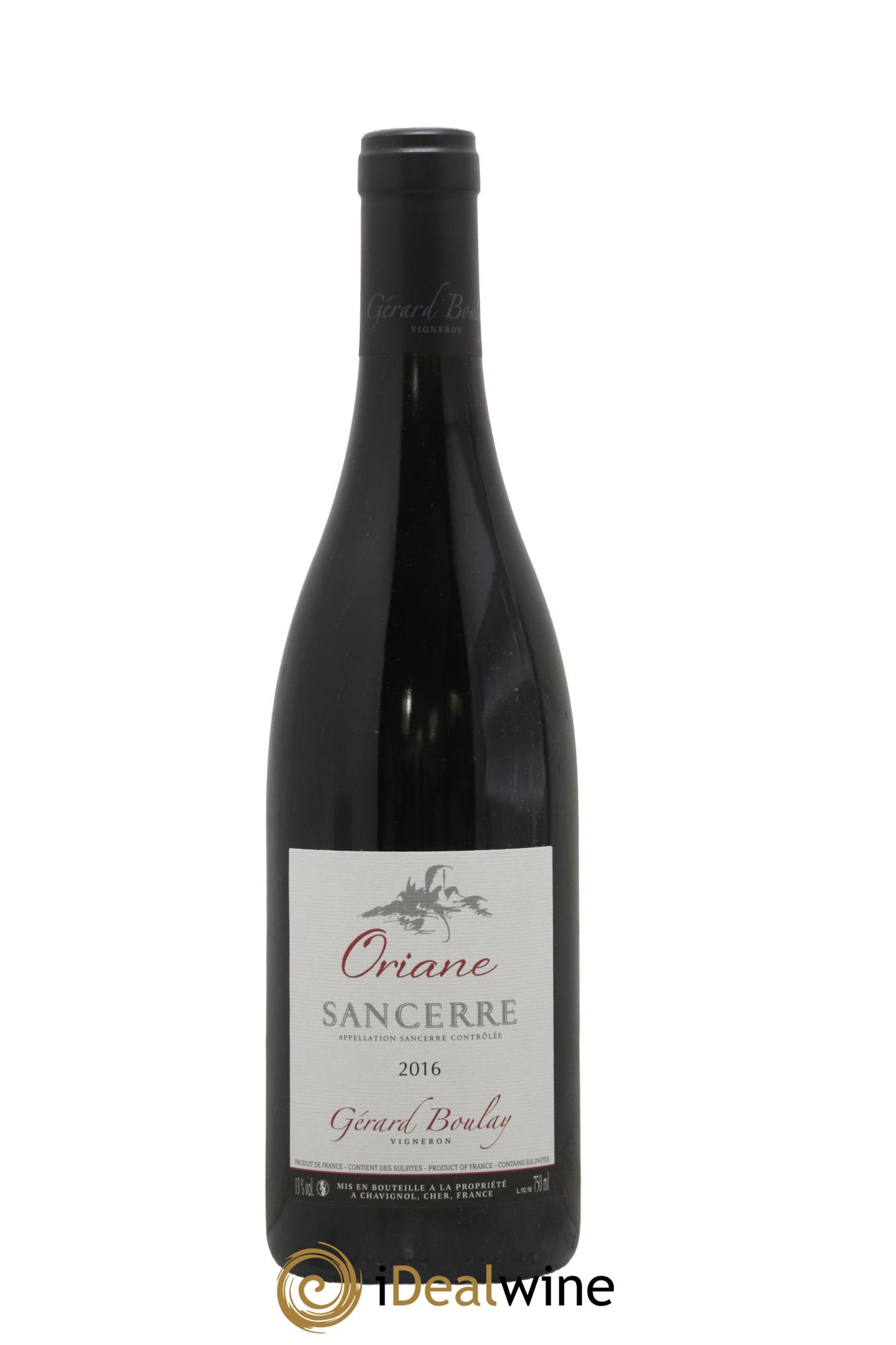 Sancerre Oriane Gérard Boulay 2016 - Lot de 1 bouteille - 0