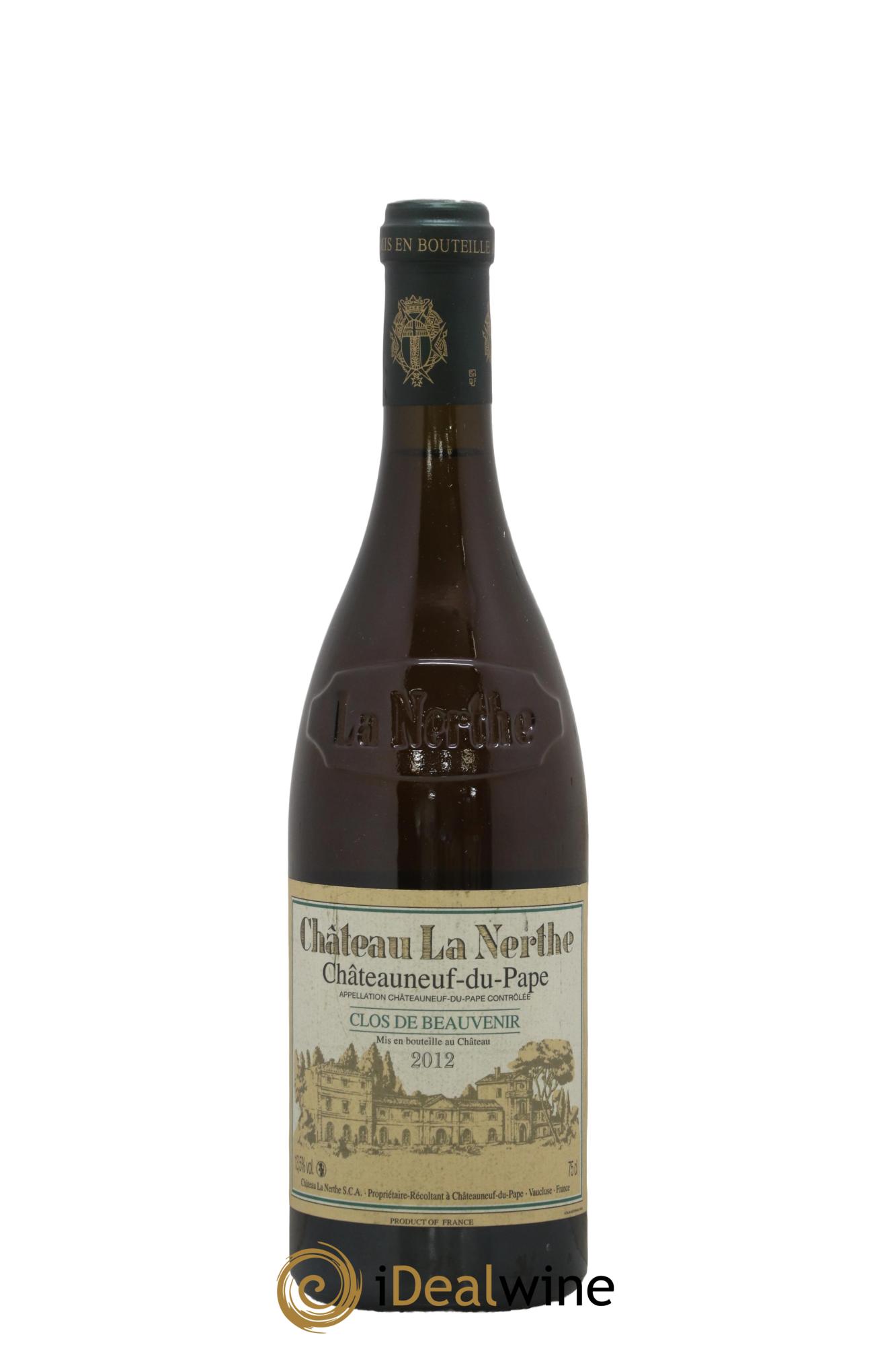 Châteauneuf-du-Pape Clos de Beauvenir Famille Richard 2012 - Lot de 1 bouteille - 0