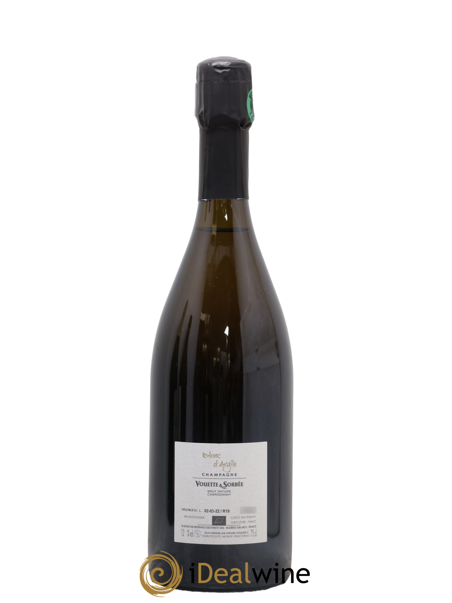 Blanc d'Argile Vouette et Sorbée - Lot of 1 bottle - 1