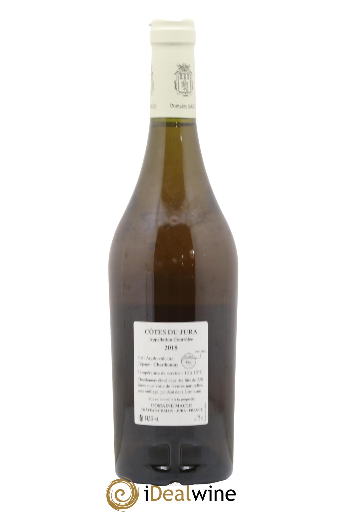 Côtes du Jura Chardonnay sous voile Jean Macle 2018 - Lot of 1 bottle - 1