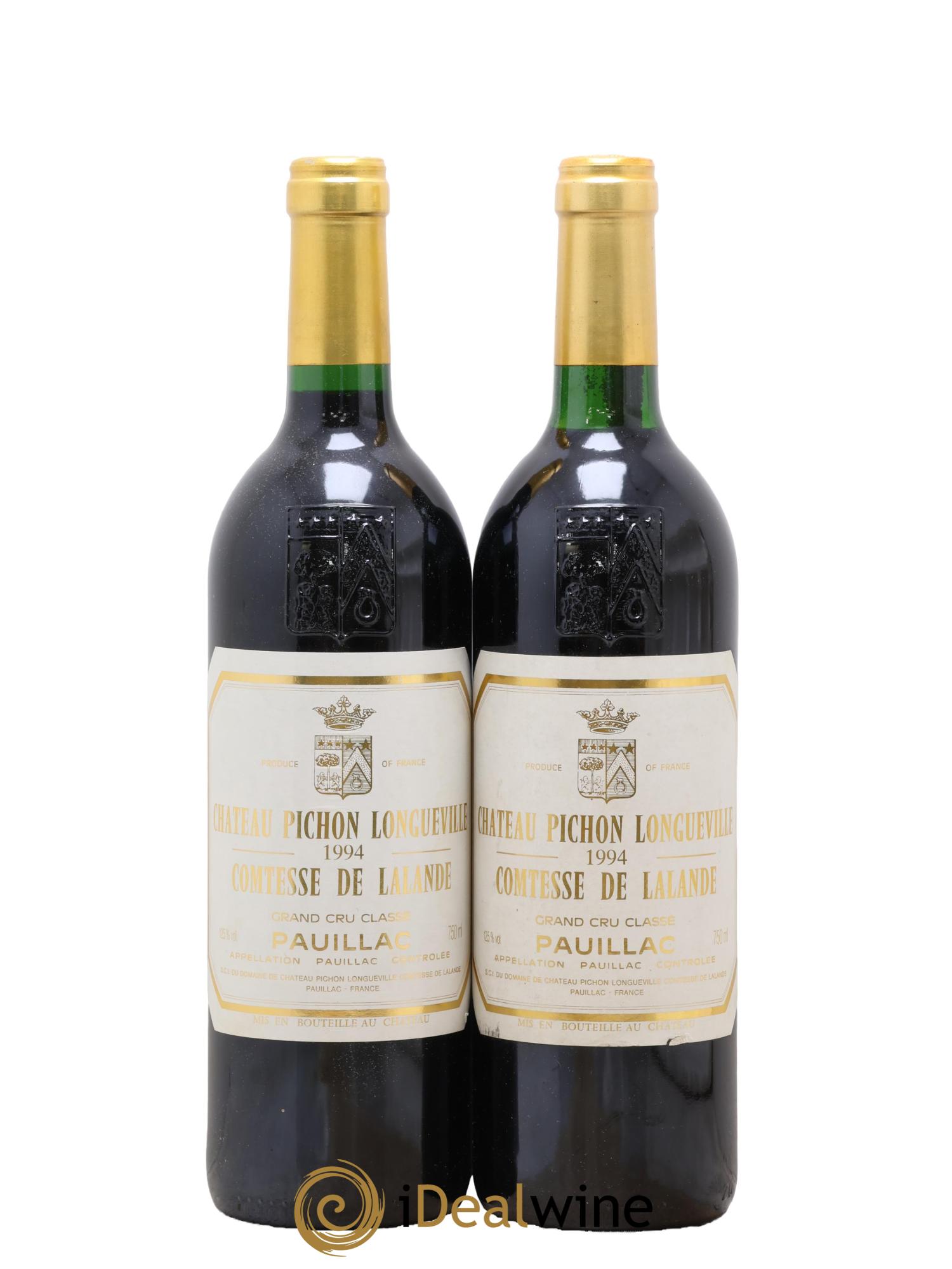 Château Pichon Longueville Comtesse de Lalande 2ème Grand Cru Classé 1994 - Lot of 2 bottles - 0
