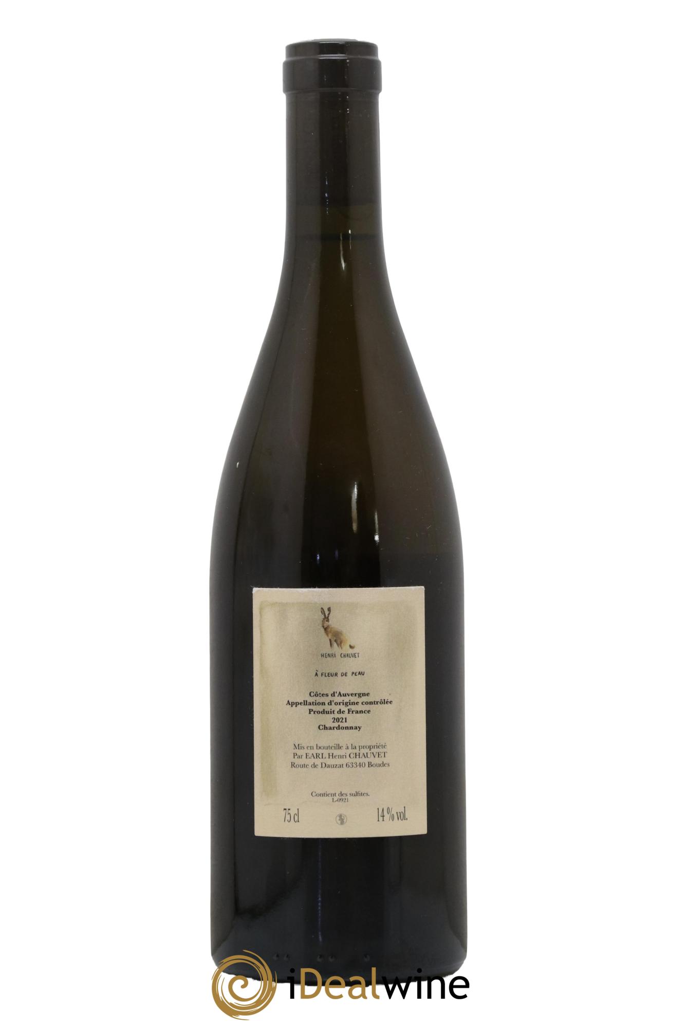 Côtes d'Auvergne à Fleur de Peau Henri Chauvet 2021 - Lot de 1 bouteille - 1