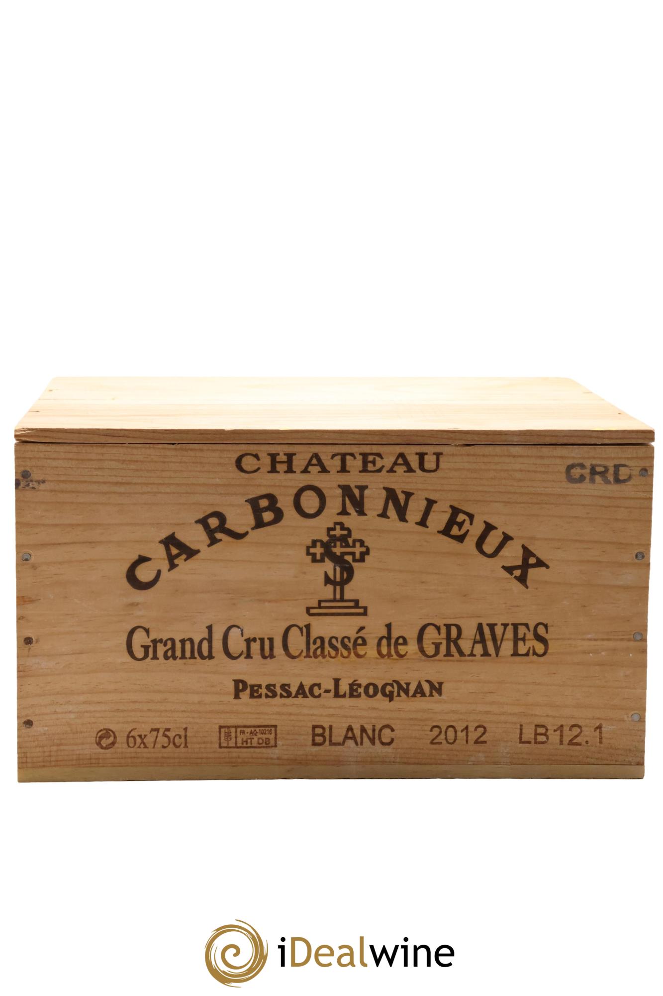 Château Carbonnieux Cru Classé de Graves 2012 - Lotto di 6 bottiglie - 1