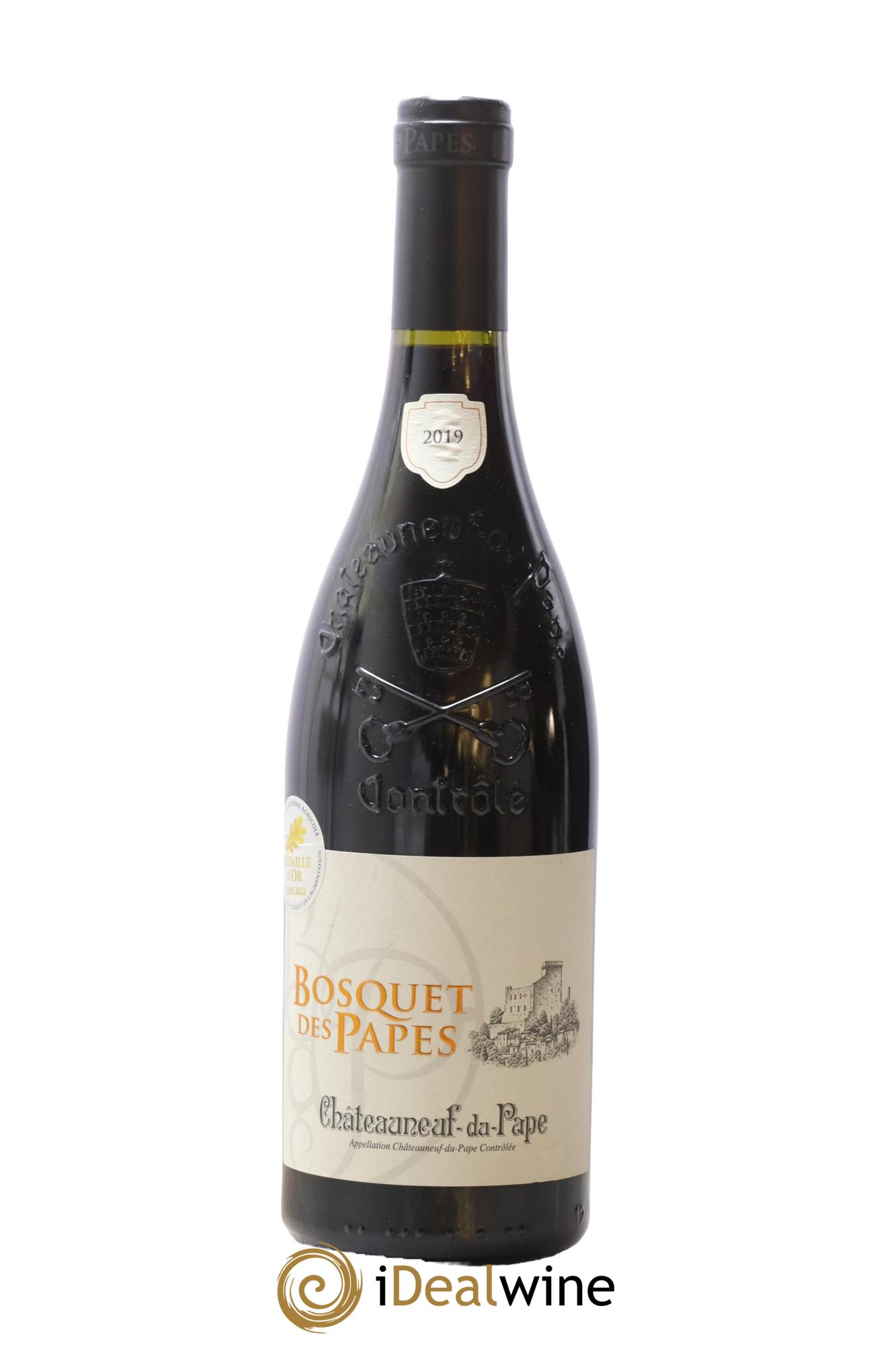 Châteauneuf-du-Pape Bosquet des Papes Famille Boiron 2019 - Lot de 1 bouteille - 0