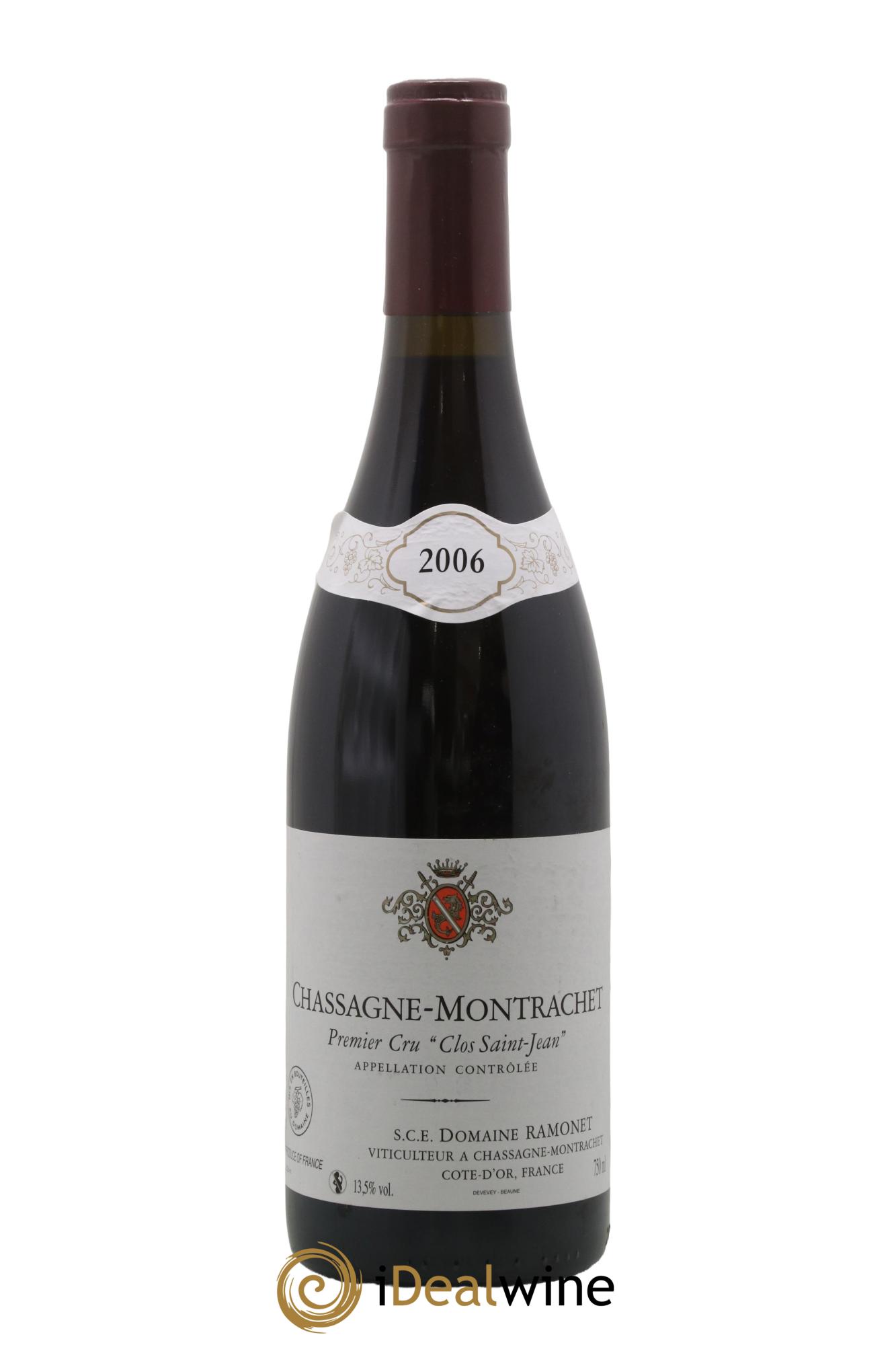 Chassagne-Montrachet 1er Cru Clos Saint-Jean Ramonet (Domaine) 2006 - Lot de 1 bouteille - 0