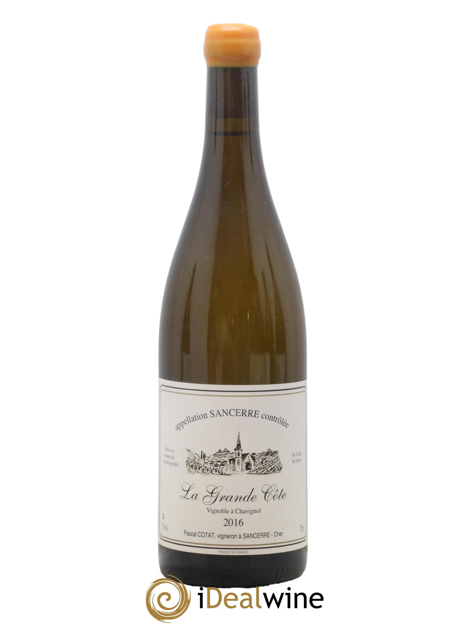 Sancerre La Grande Côte Pascal Cotat 2016 - Posten von 1 Flasche - 0