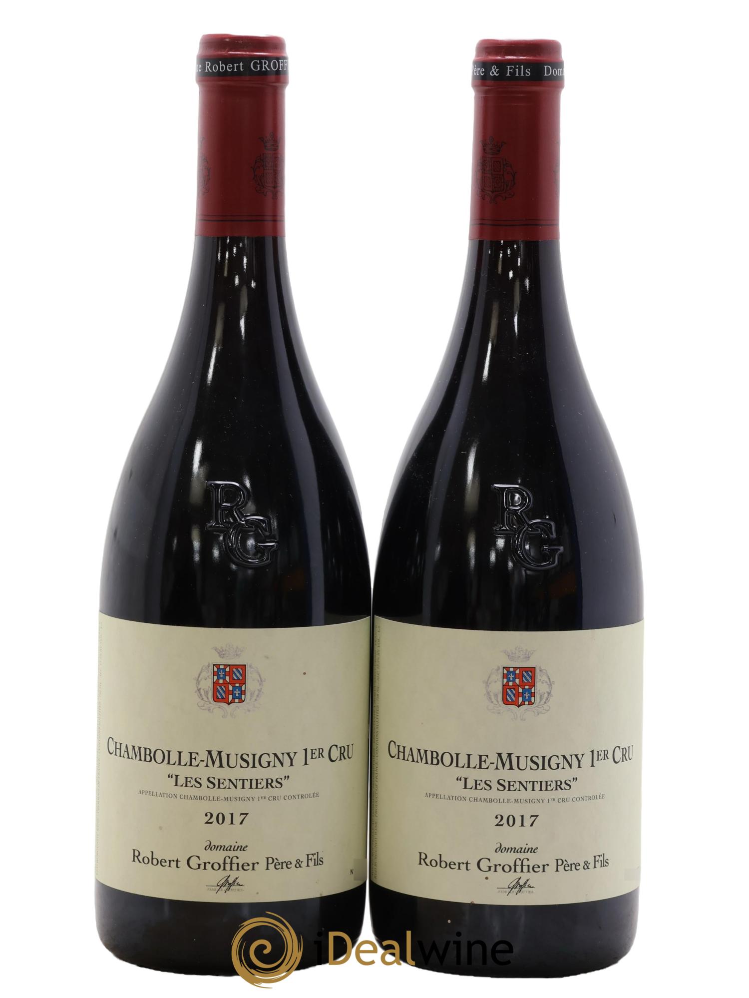 Chambolle-Musigny 1er Cru Les Sentiers Robert Groffier Père & Fils (Domaine) 2017 - Lot of 2 bottles - 0