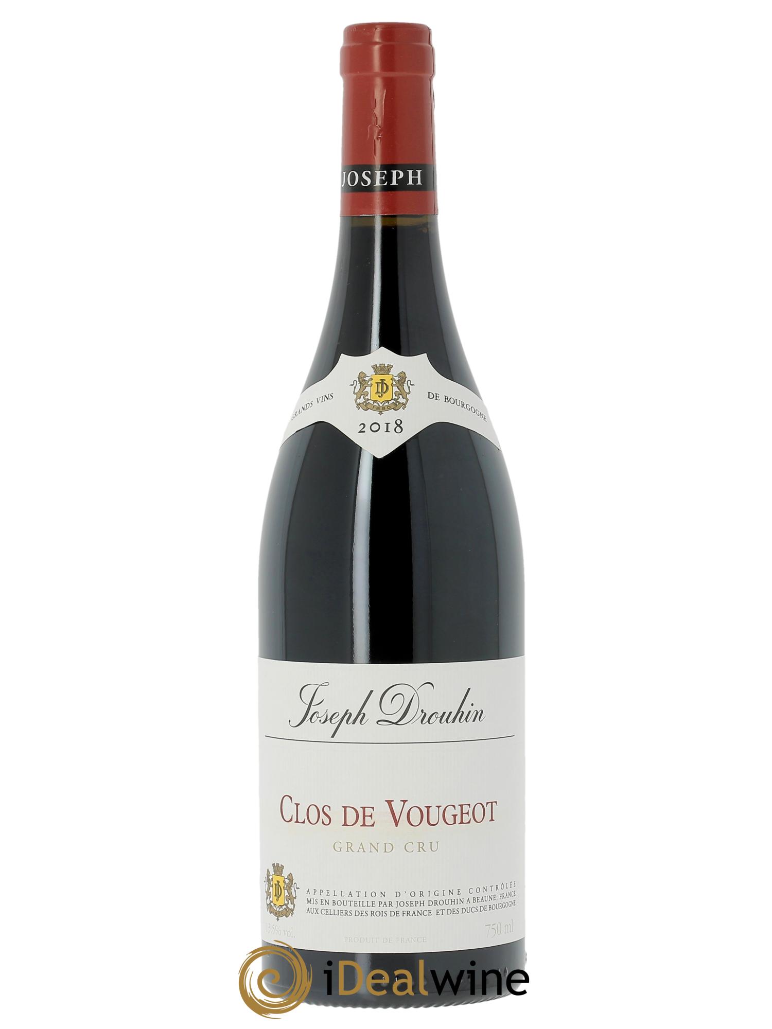 Clos de Vougeot Grand Cru Joseph Drouhin  2018 - Posten von 1 Flasche - 0