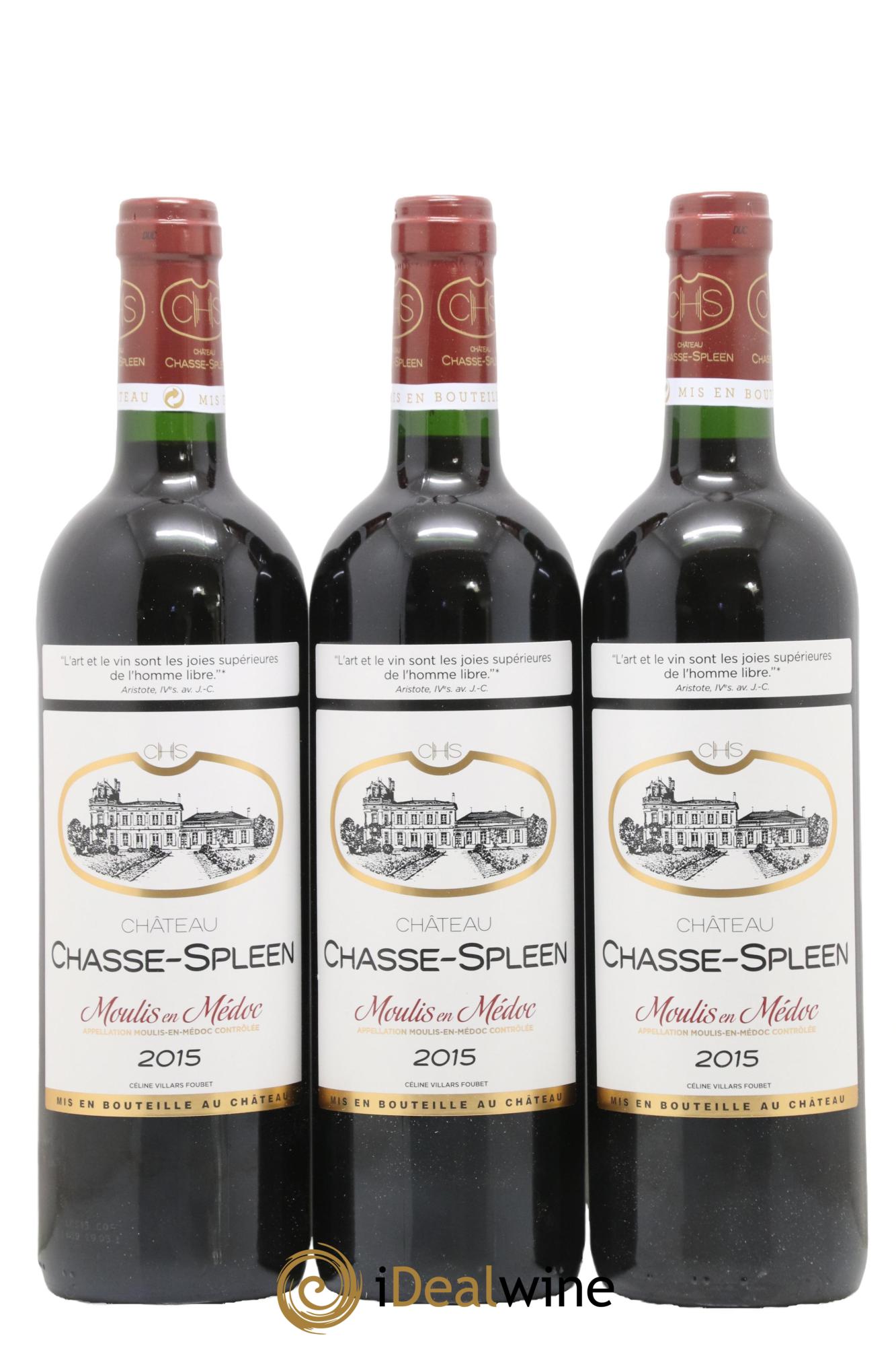Château Chasse Spleen 2015 - Lot of 6 bottles - 2