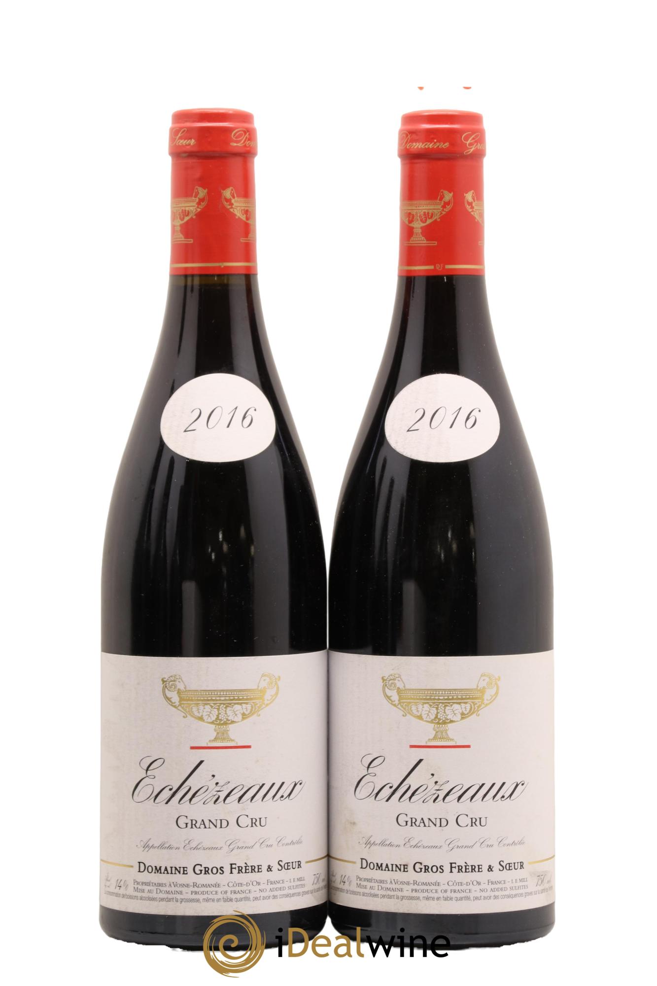 Echezeaux Grand Cru Gros Frère & Soeur 2016 - Lot de 2 bouteilles - 0