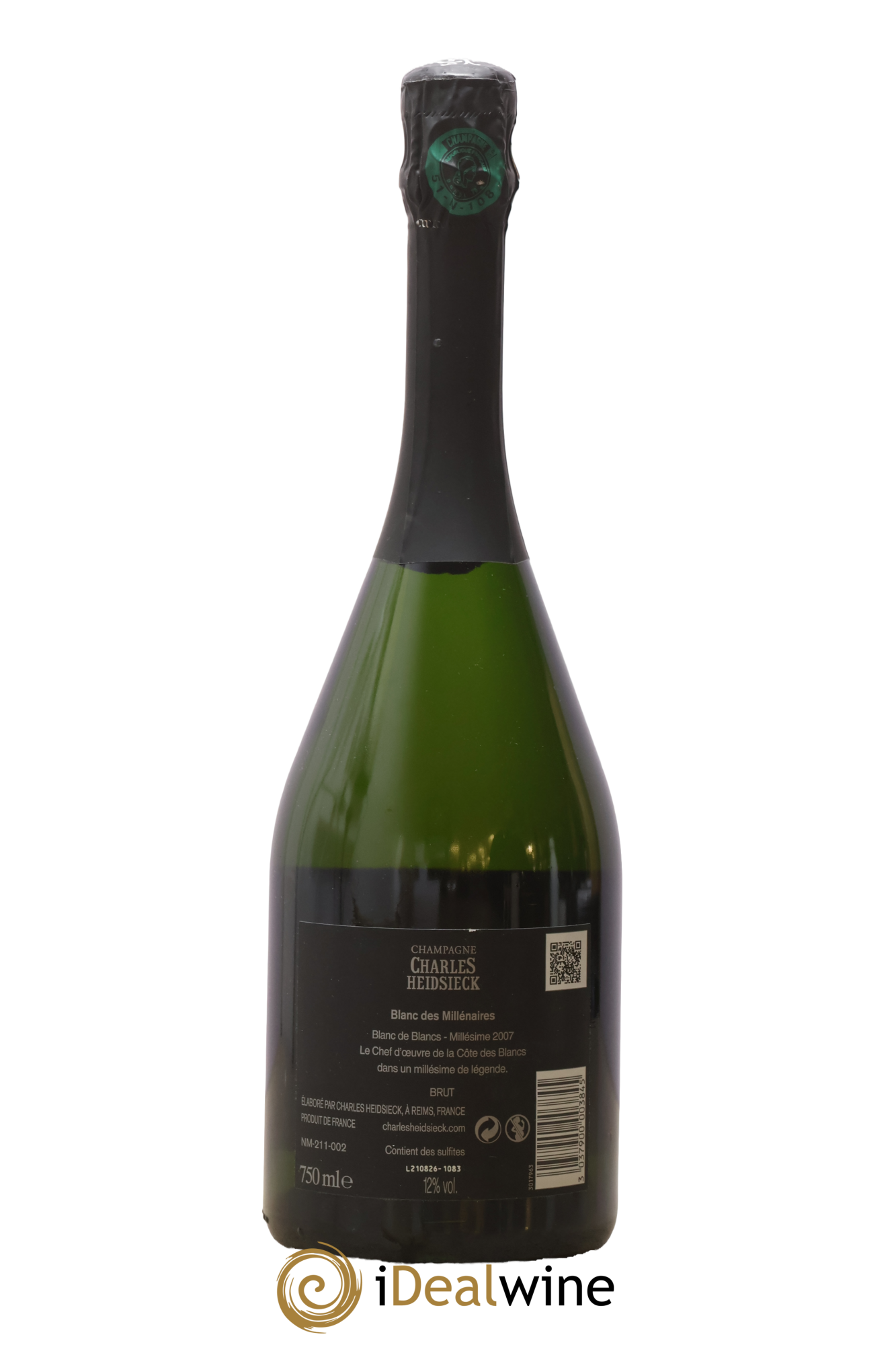 Blanc de Blancs Blanc des Millénaires Brut Charles Heidsieck 2007 - Lotto di 1 bottiglia - 1