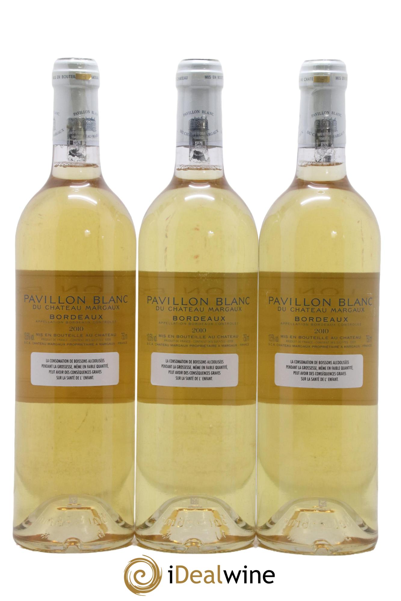 Pavillon Blanc du Château Margaux 2010 Buy Pavillon Blanc du Château Margaux 2010 (lot: 2475659)