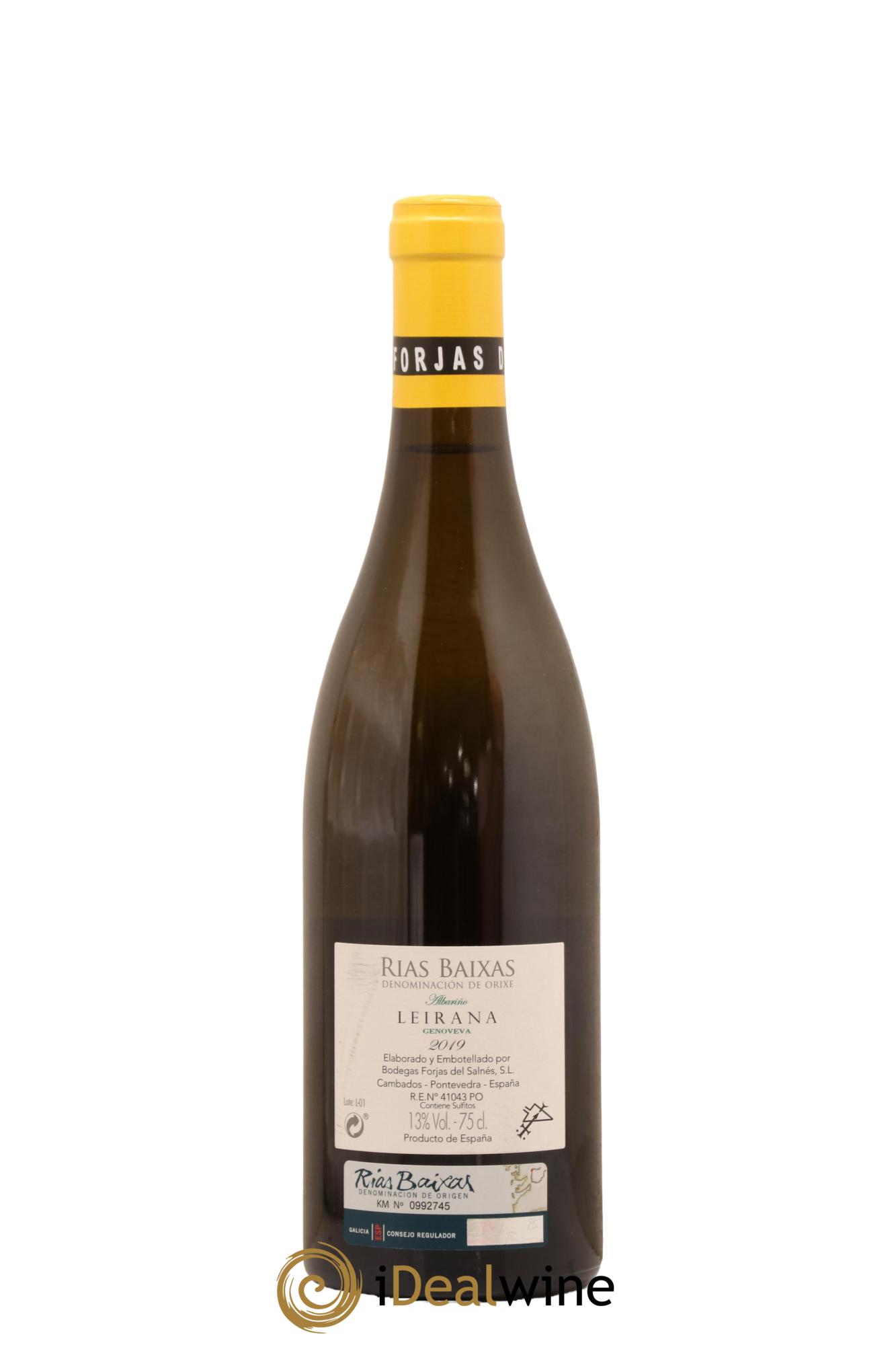 Rias Baixas Leirana Finca Genoneva Forjas del Salnes 2019 - Lot de 1 bouteille - 1