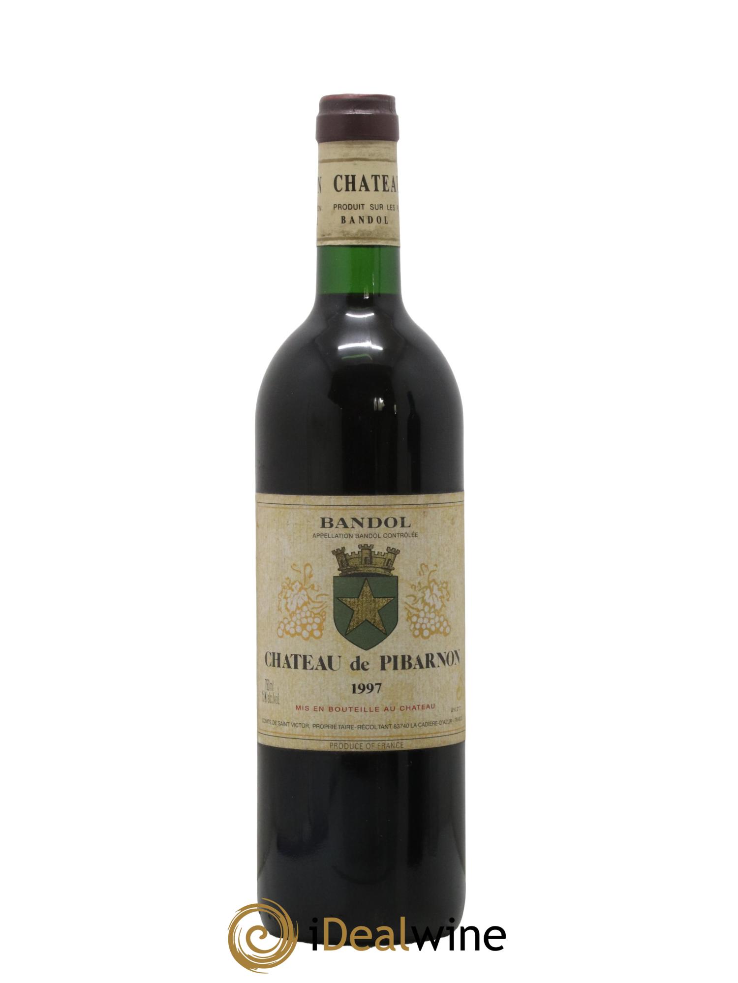 Bandol Château de Pibarnon Comte de Saint-Victor 1997 - Lot de 1 bouteille - 0