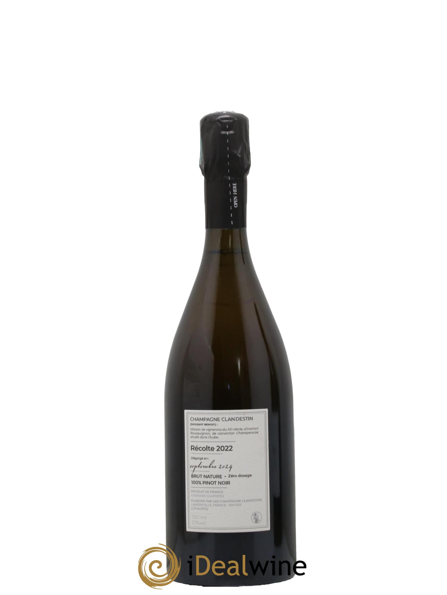 Austral Brut Nature Clandestin 2022 - Lot de 1 bouteille - 1