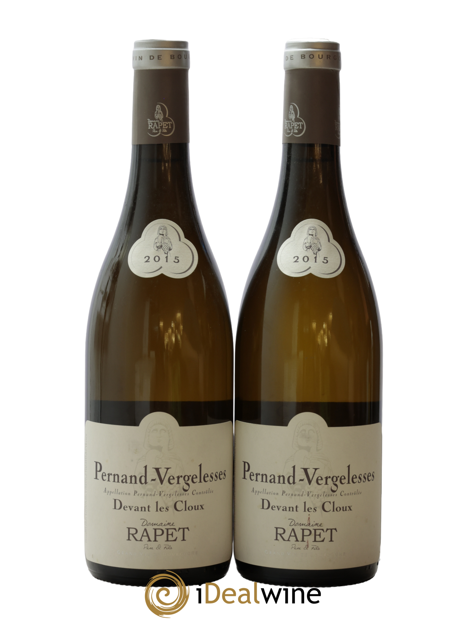 Pernand-Vergelesses Devant les Cloux Domaine Rapet Père & Fils 2015 - Lot de 2 bouteilles - 0