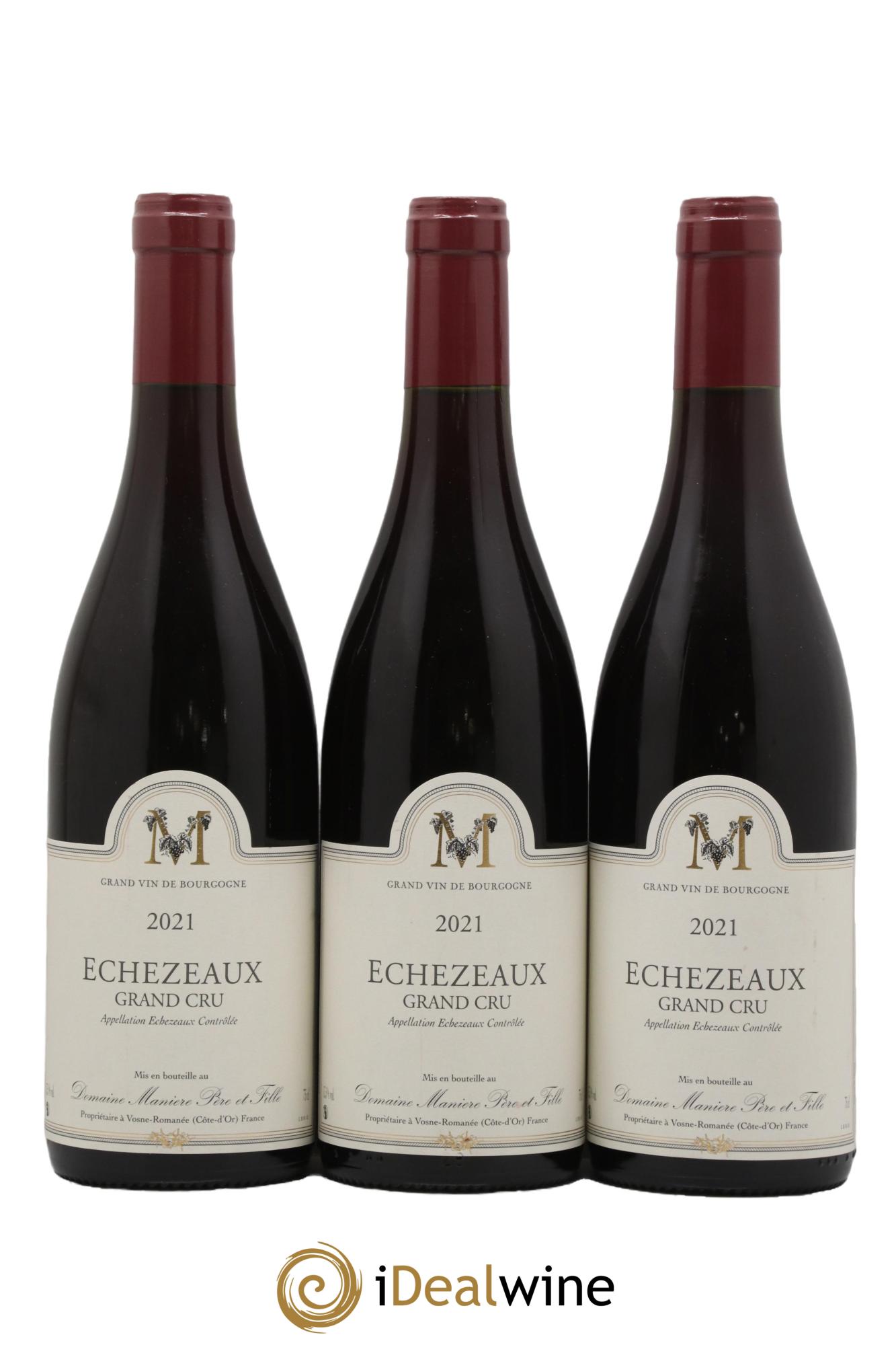 Echezeaux Grand Cru Richard Manière Domaine Manière 2021 - Lot de 3 bouteilles - 0