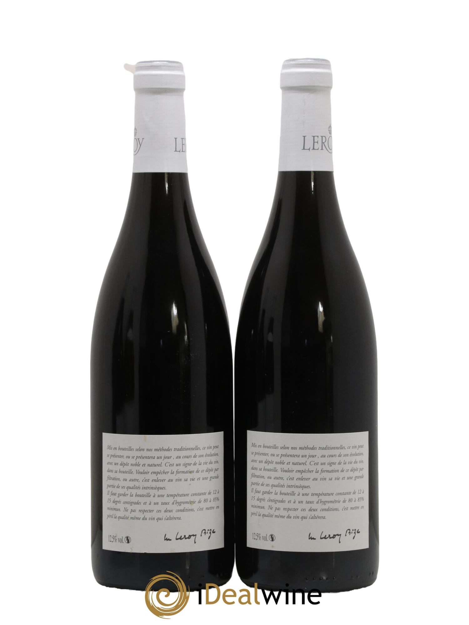 Gevrey-Chambertin 1er Cru Lavaux Saint-Jacques Leroy SA 2007 - Lot de 2 bouteilles - 1