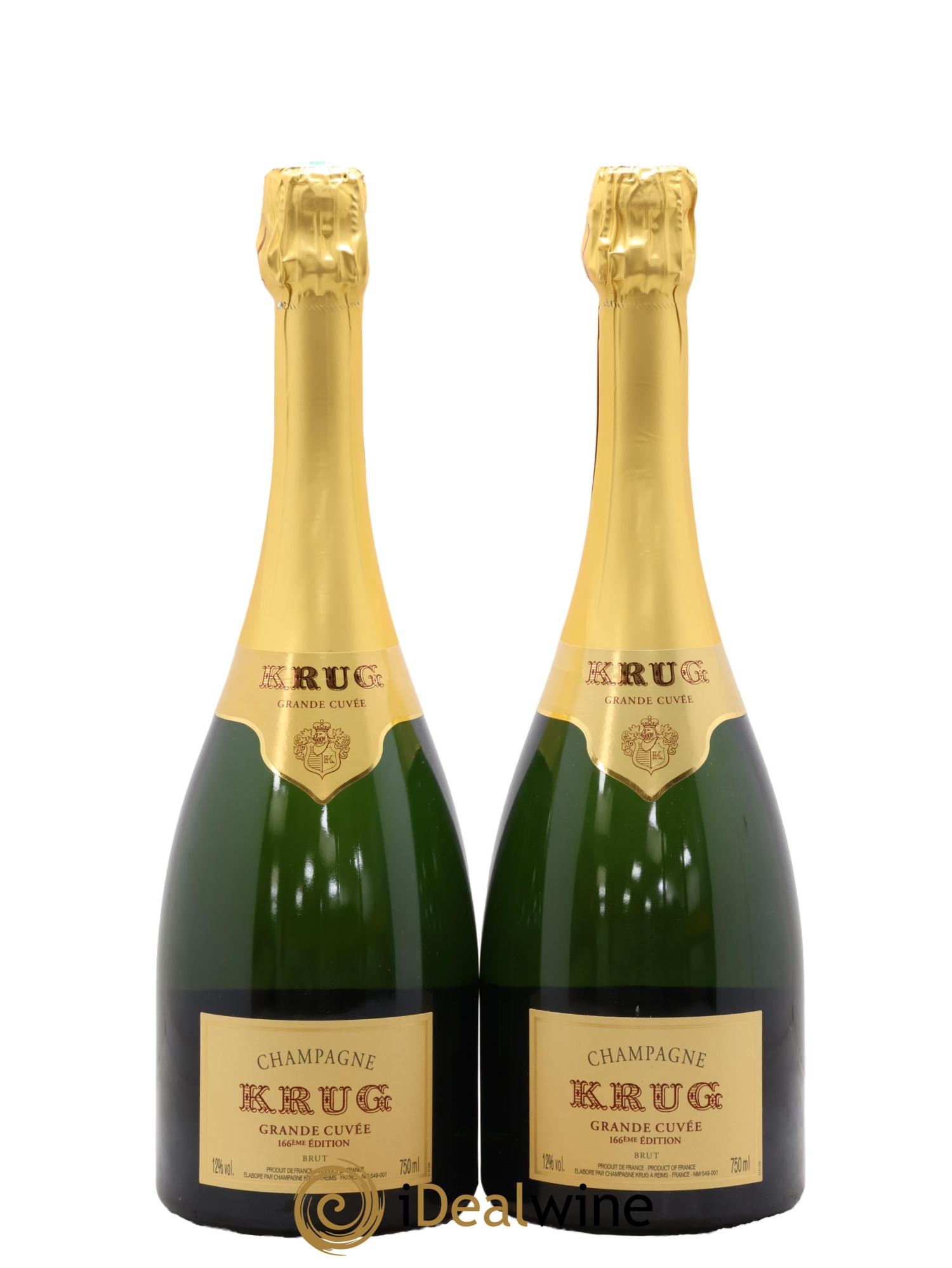 Grande Cuvée - 166ème édition Krug - Lot de 2 bouteilles - 0