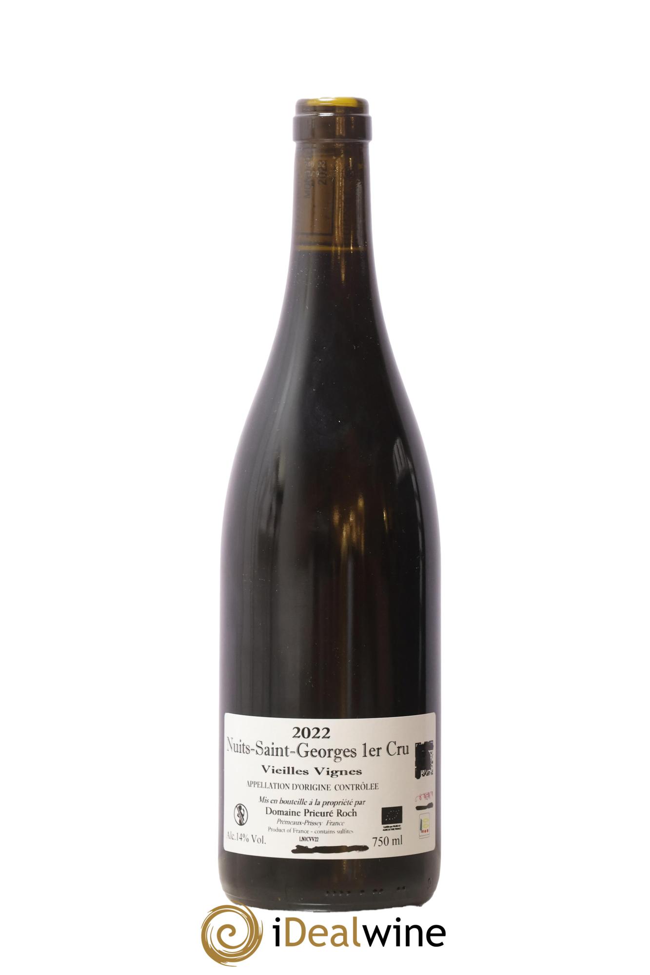 Nuits-Saint-Georges 1er Cru Vieilles Vignes Prieuré Roch 2022 - Lot de 1 bouteille - 1