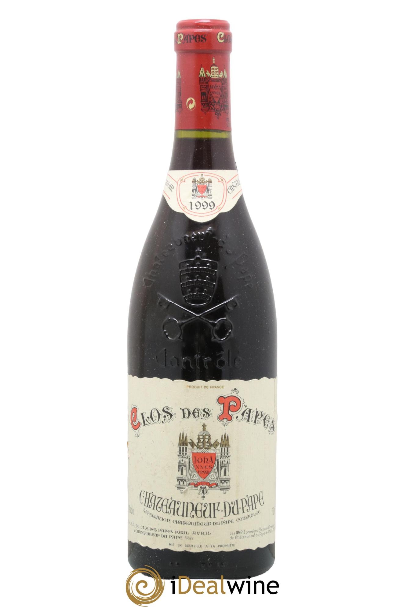 Châteauneuf-du-Pape Clos des Papes - Paul Avril 1999 - Lot de 1 bouteille - 0