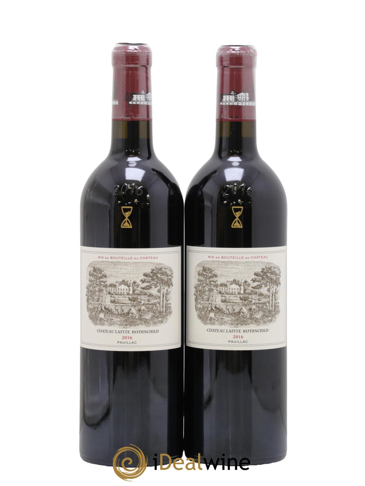 Château Lafite Rothschild 1er Grand Cru Classé 2016 - Lot de 2 bouteilles - 0