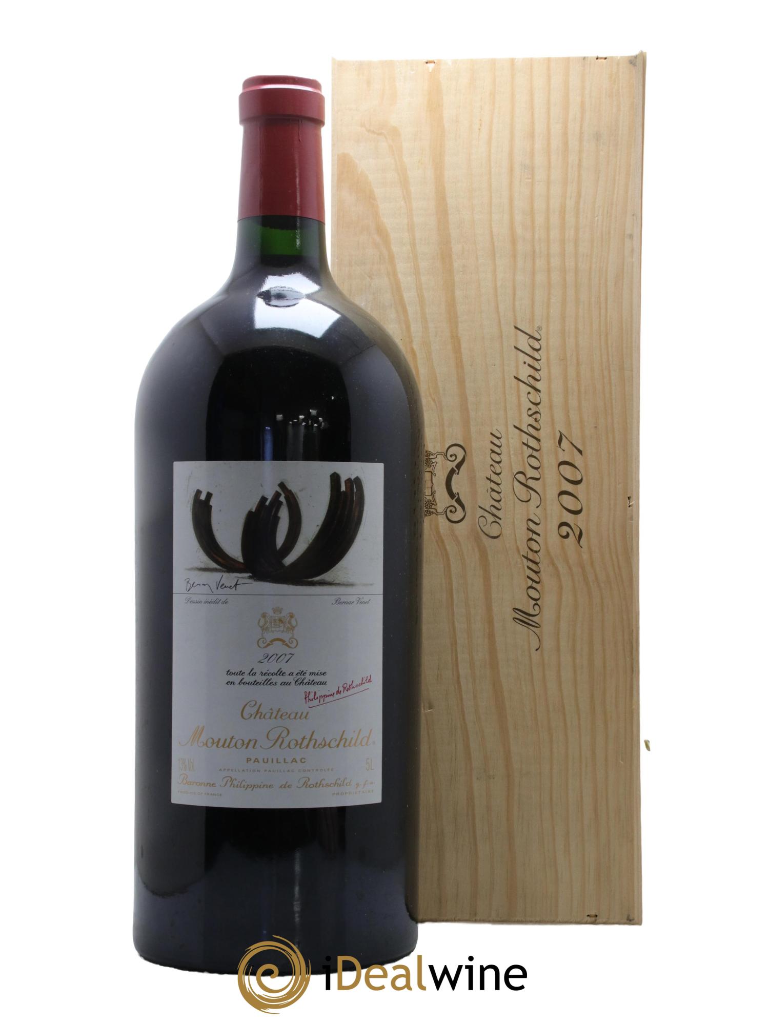 Château Mouton Rothschild 1er Grand Cru Classé 2007 - Lot de 1 rehoboam - 2
