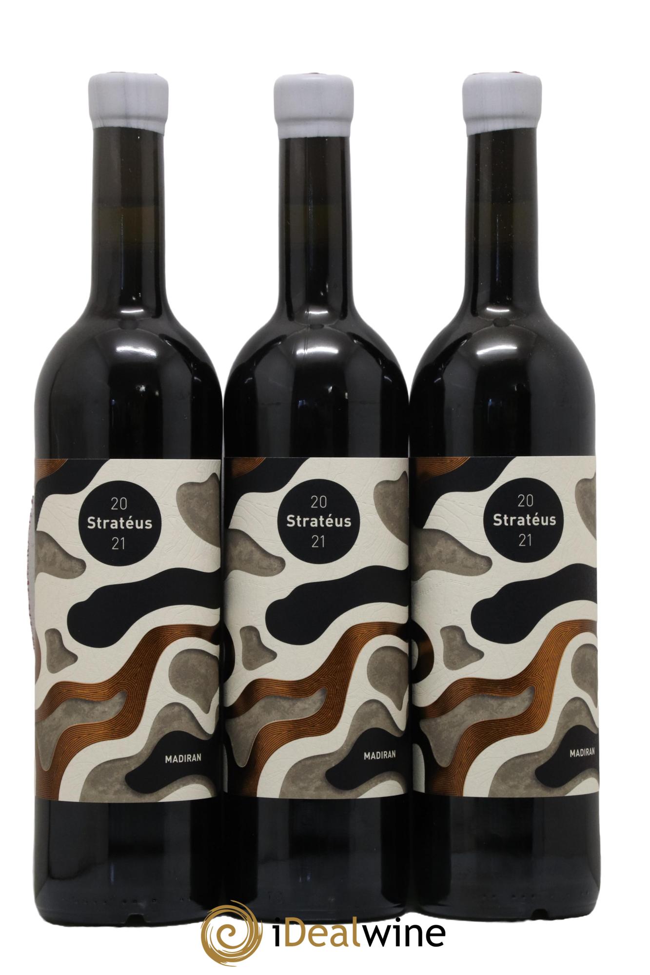 Madiran Strateus Simon Ribert 2021 - Lot of 3 bottles - 0